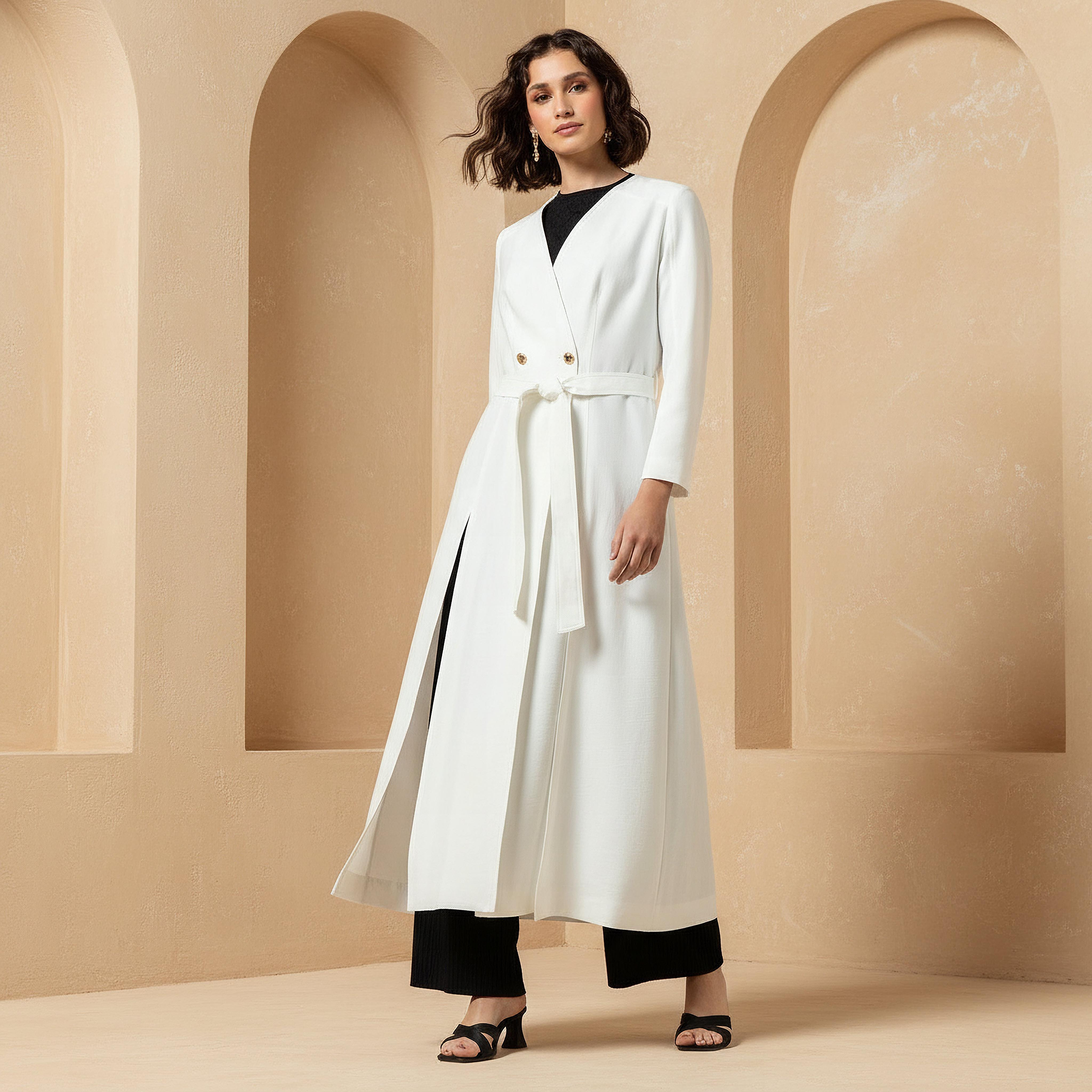 Iconic Longline Linen Blend Duster Jacket with Belt-women-winterwear-coatsandjackets-jackets-image-2