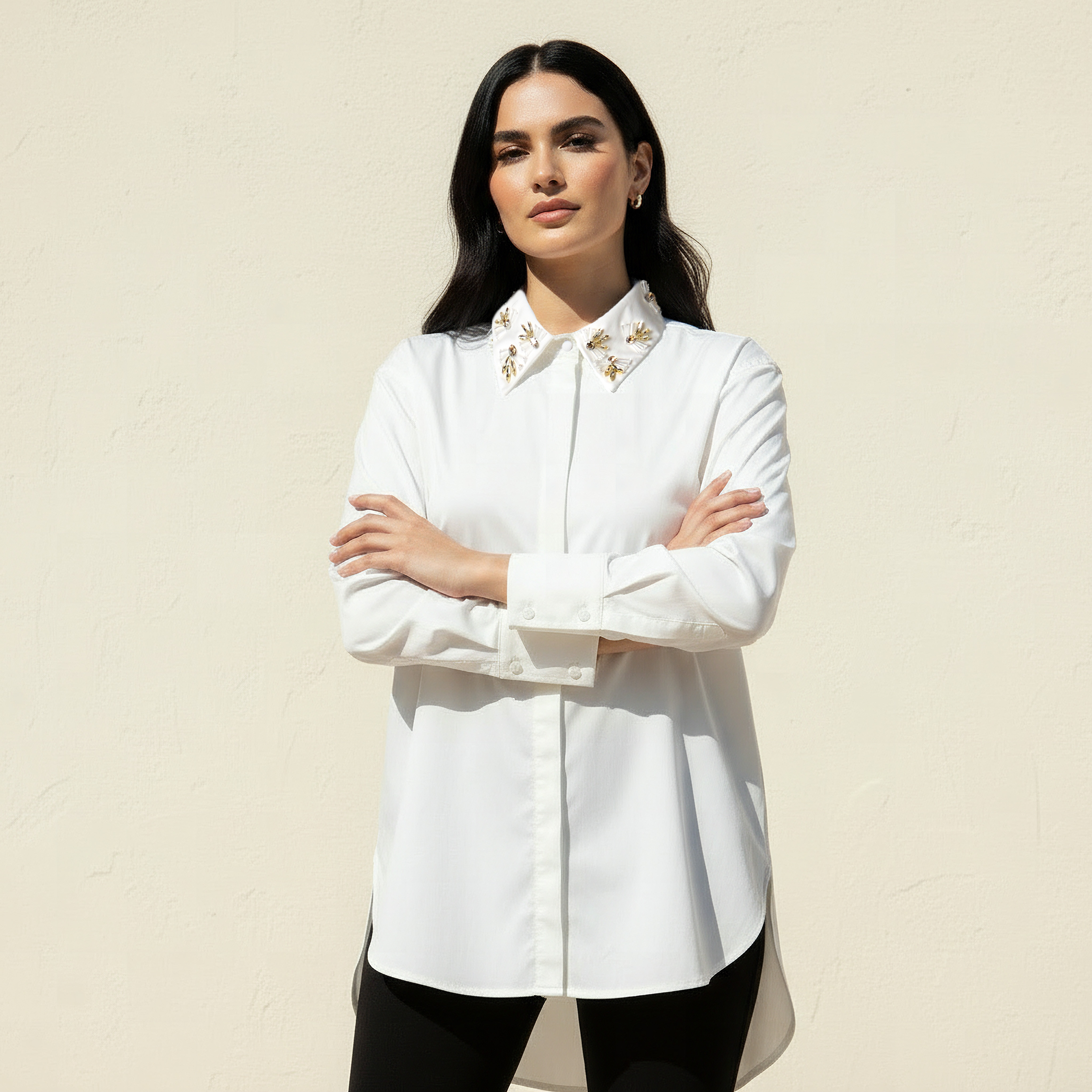 Iconic Shirt with Embellishment-women-clothing-shirtsandblouses-shirts-image-1