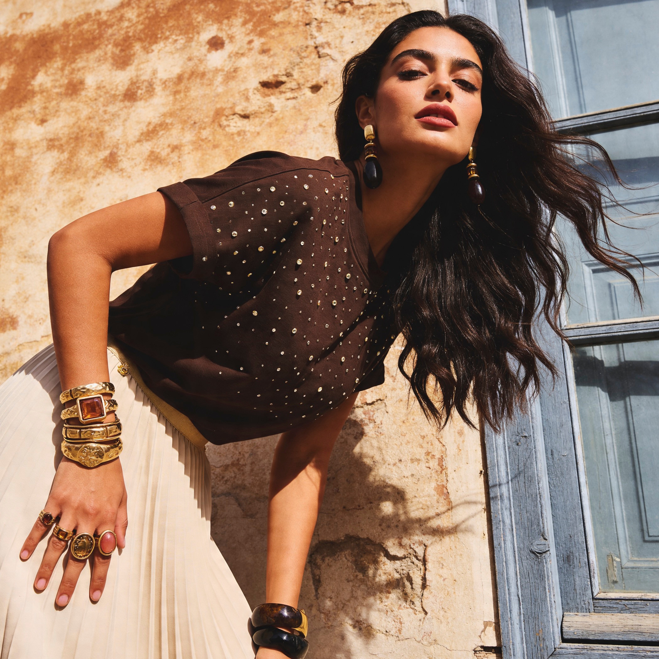 Iconic Relaxed Fit T-shirt with Embellishment-women-clothing-tshirts-image-1