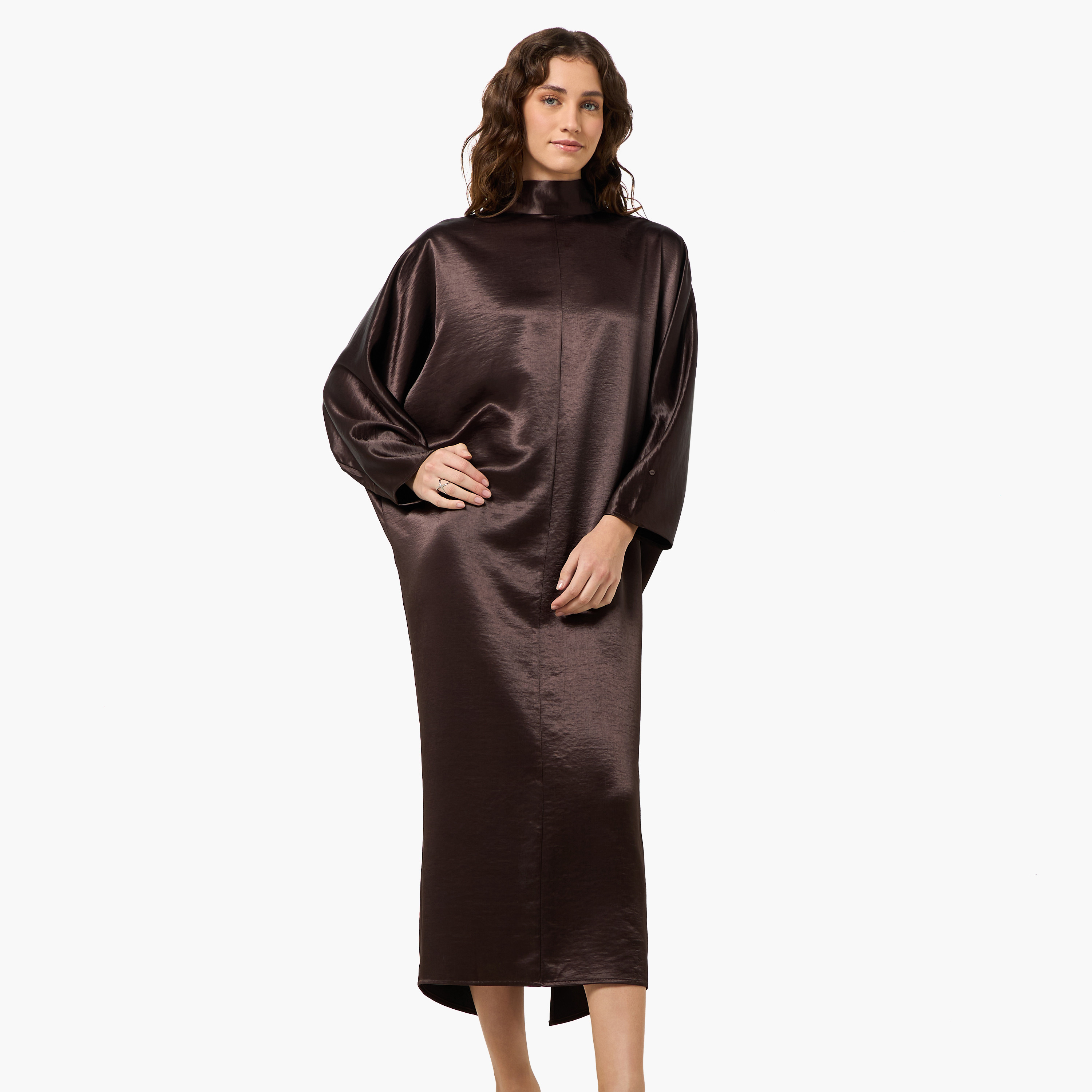 Iconic Kaftan Midi Dress with Slit-women-clothing-dresses-image-3