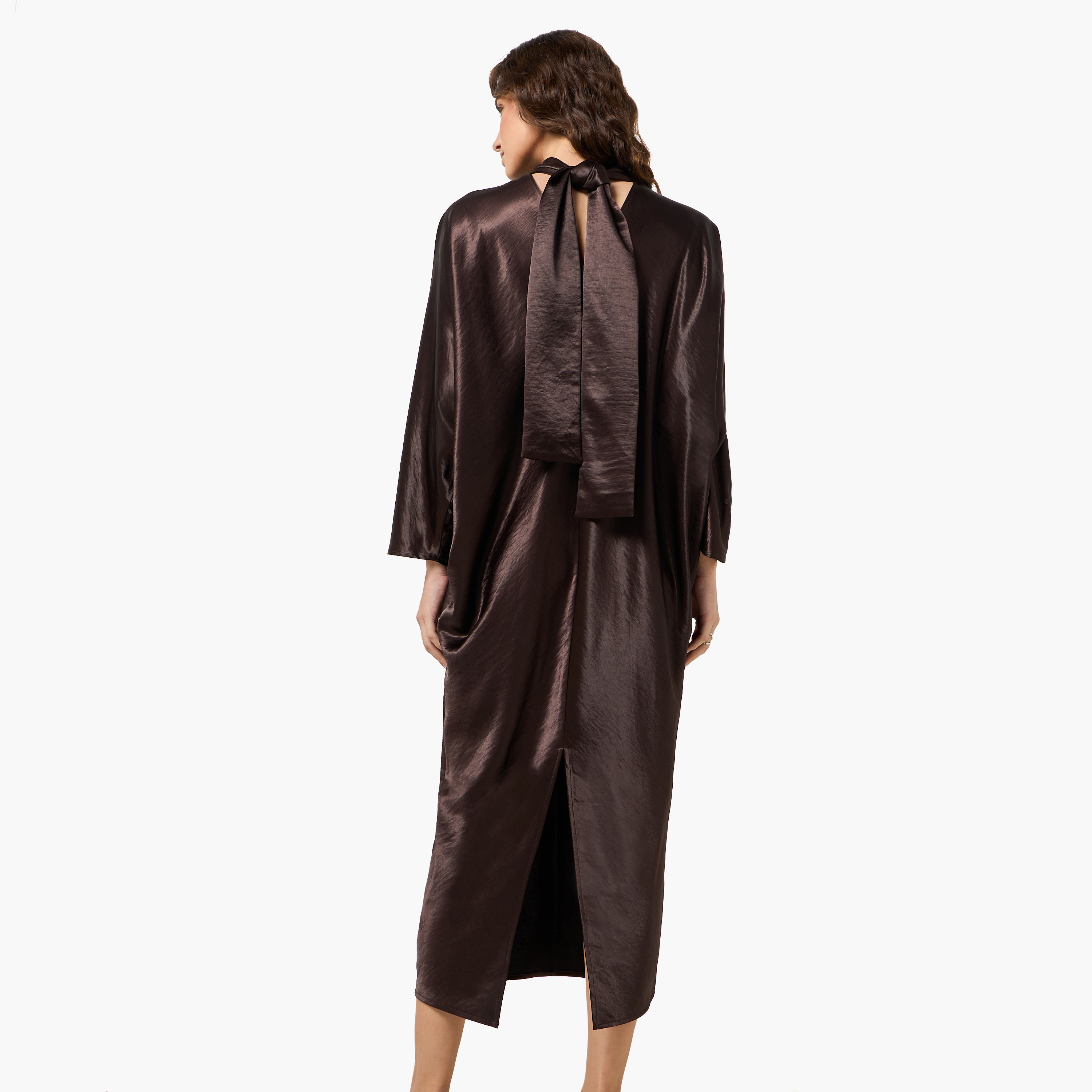 Iconic Kaftan Midi Dress with Slit-women-clothing-dresses-image-5