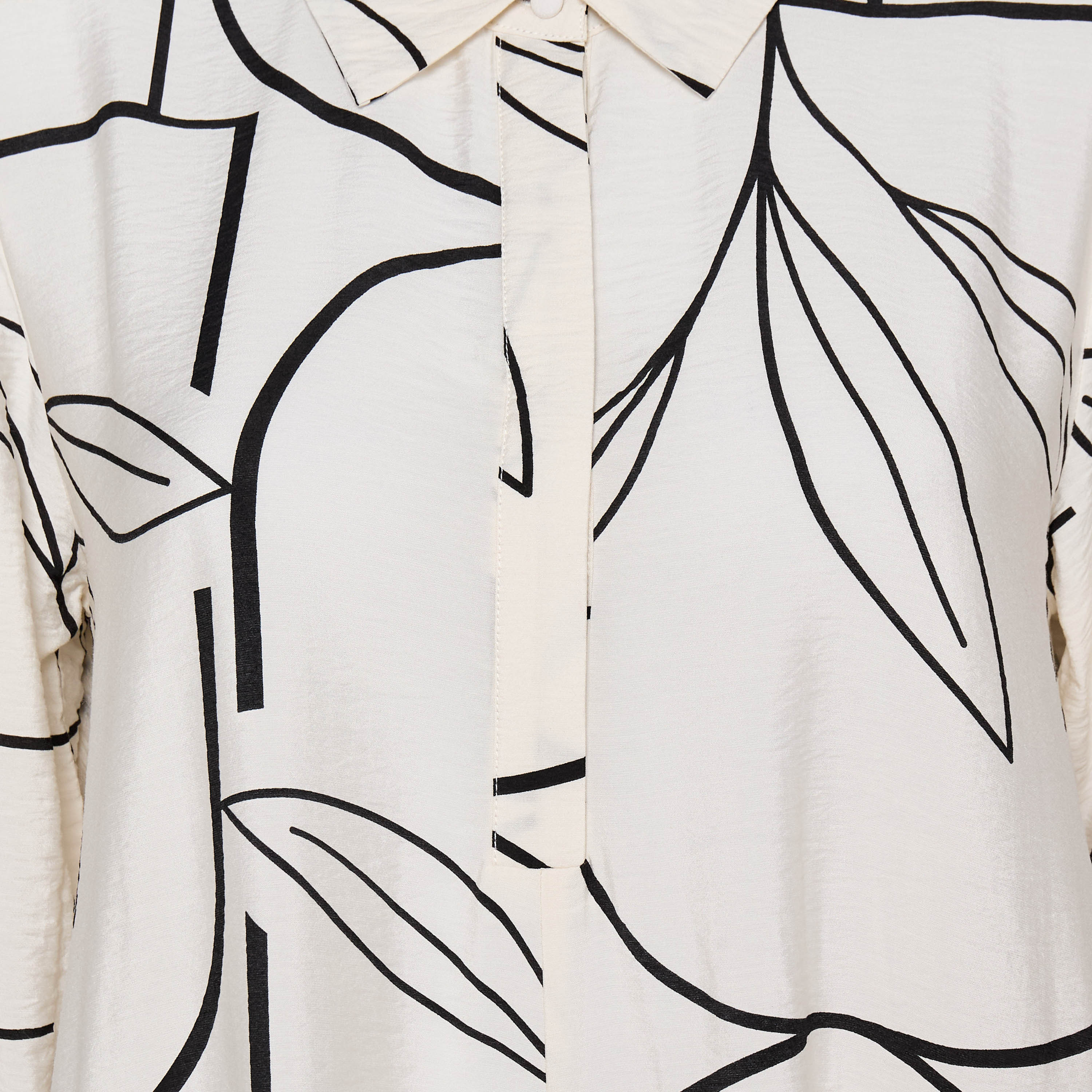 Iconic Printed A-line Women Dress with Concealed Placket-women-clothing-dresses-image-2