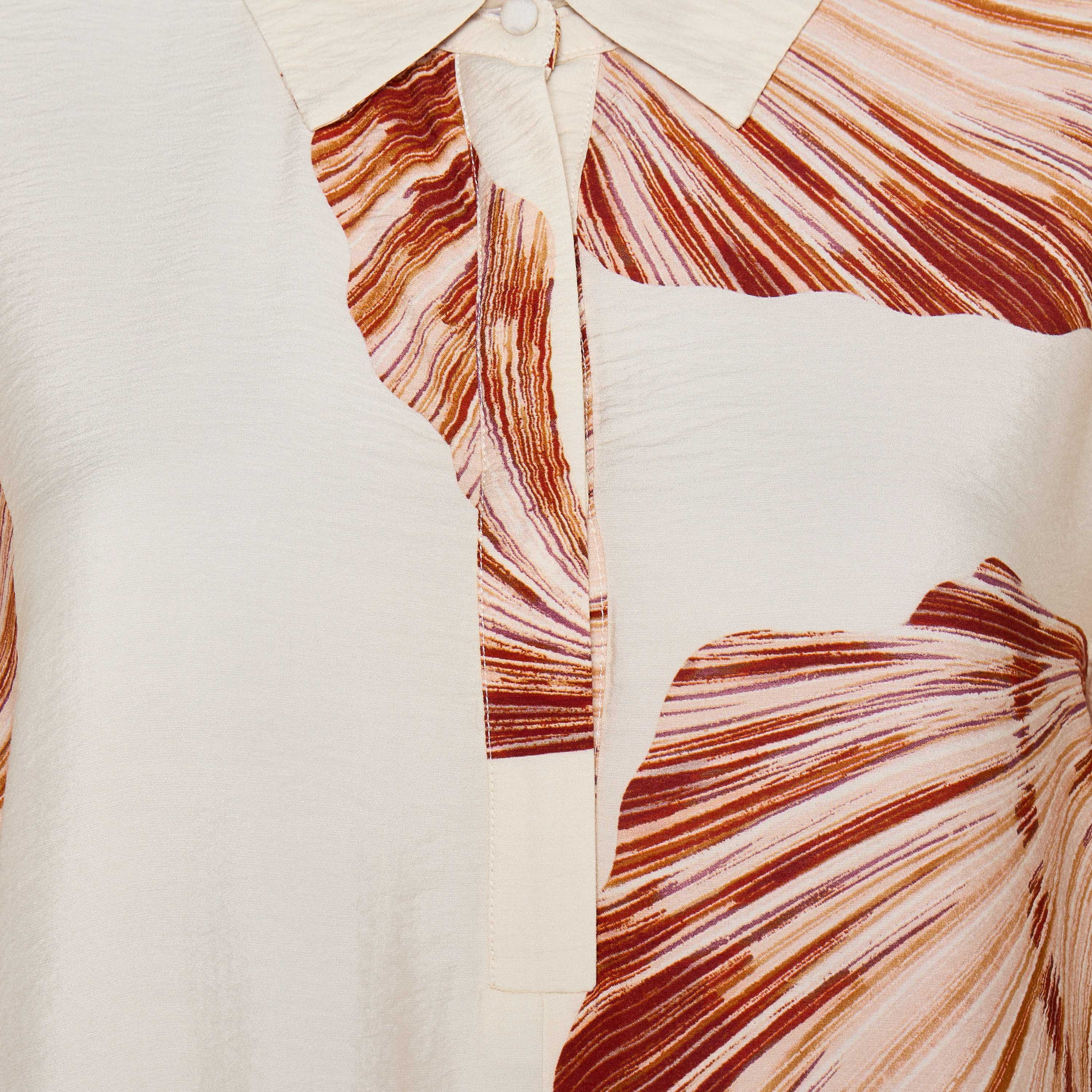 Iconic Printed A-line Women Dress with Concealed Placket-women-clothing-dresses-image-2