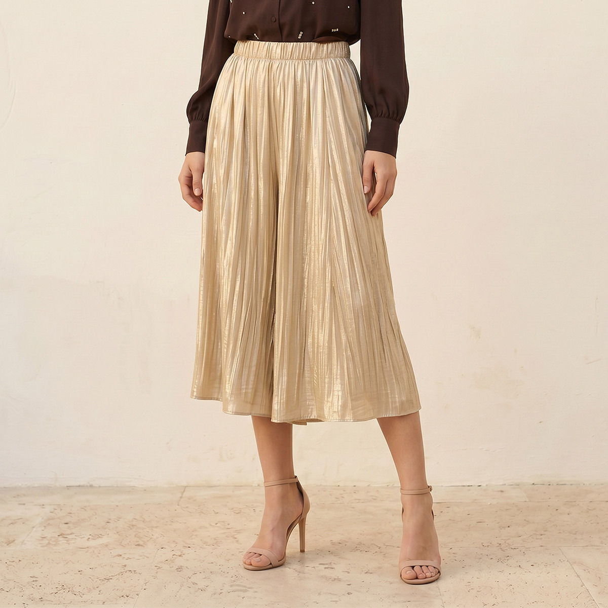 Splash Iconic Wide Leg Culottes-women-clothing-trousers-image-1
