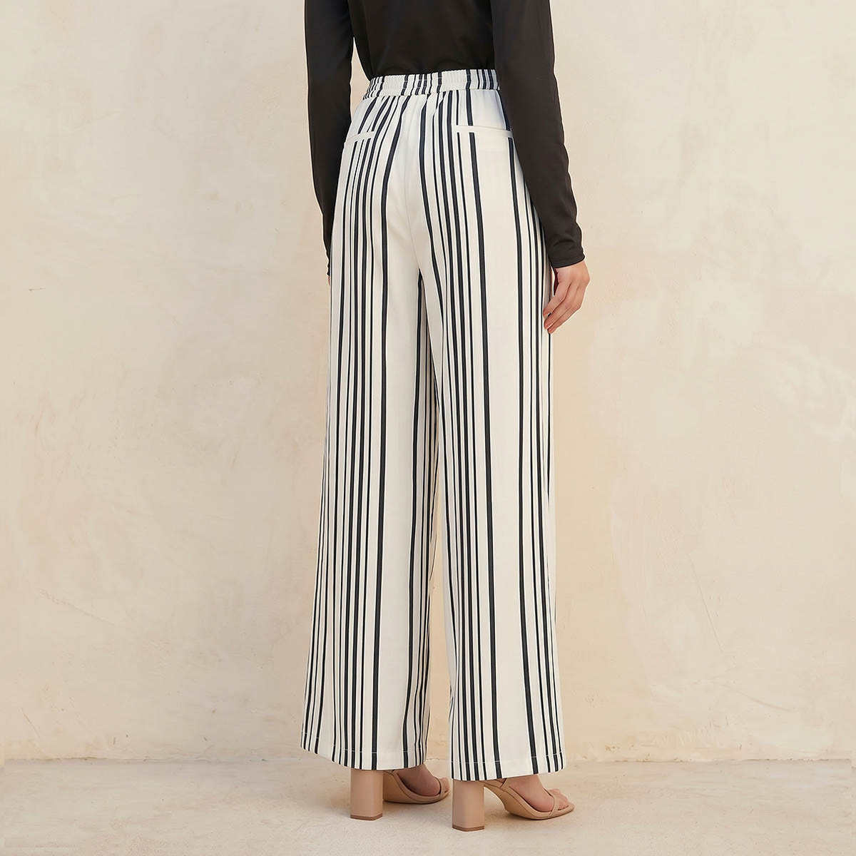 Splash Iconic Wide Leg Striped Trousers-women-clothing-bottoms-trousers-image-4