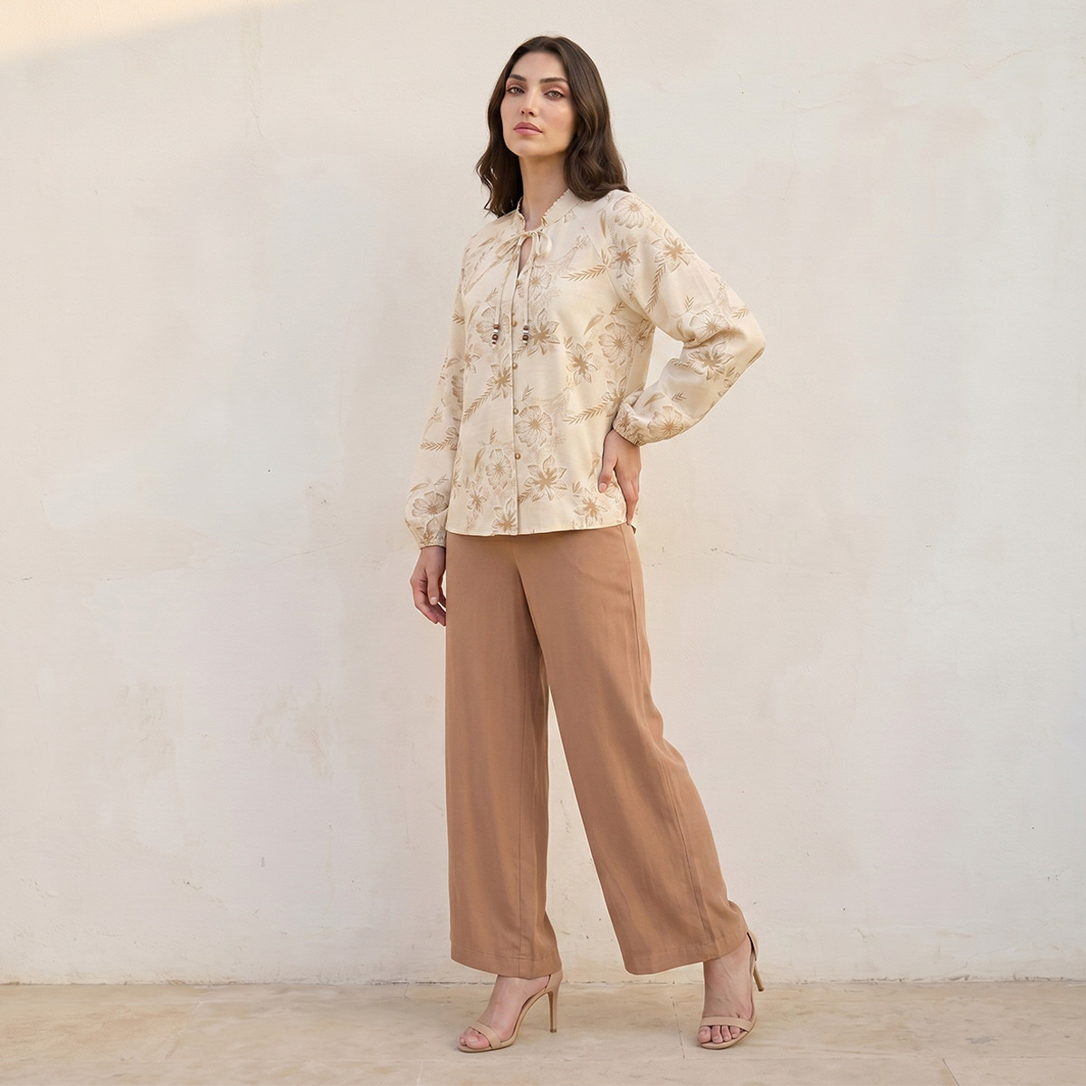 Splash Iconic Regular Fit Top with Floral Print-women-clothing-shirtsandblouses-blouses-image-3