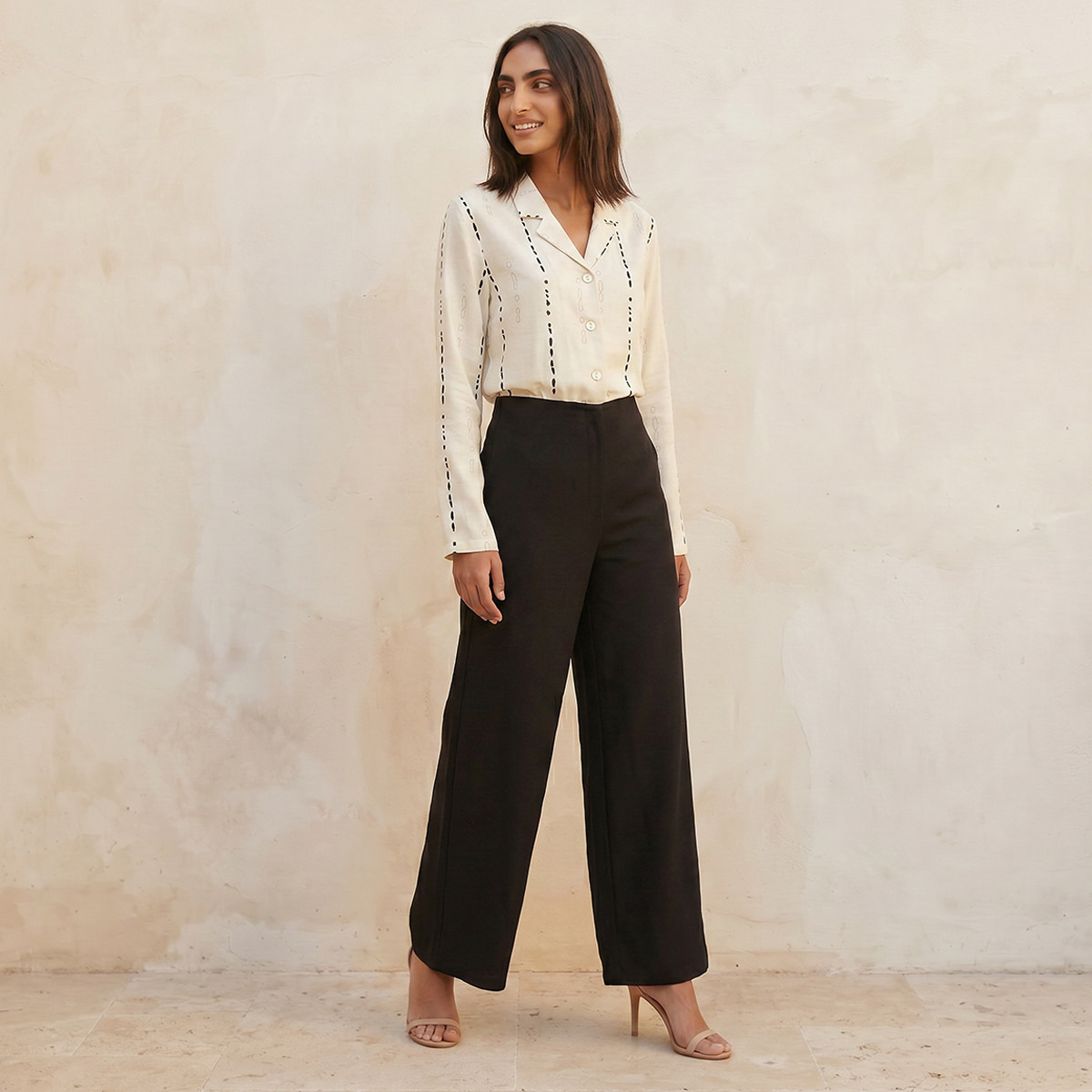 Iconic Regular Fit Notch Lapel Shirt-women-clothing-shirtsandblouses-shirts-image-3
