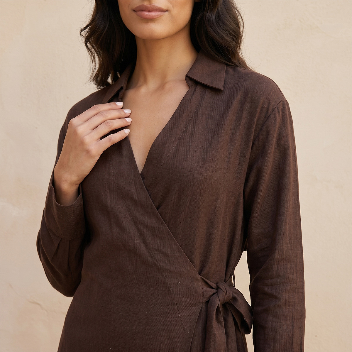 فستان لف بأربطة من سبلاش آيكونيك-women-clothing-dresses-image-5