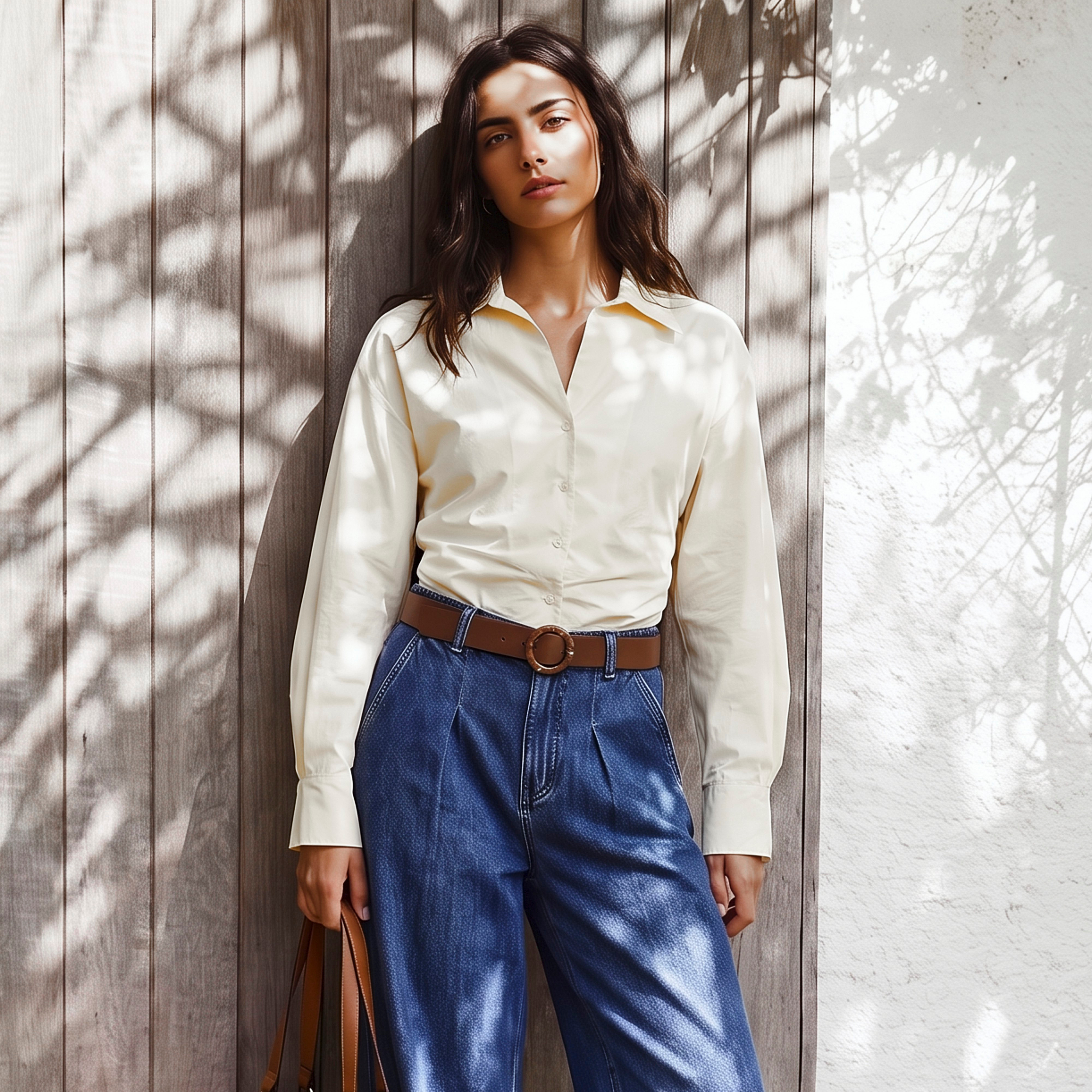 قميص بوبلين بأكمام واسعة من سبلاش آيكونيك-women-clothing-shirtsandblouses-shirts-image-1
