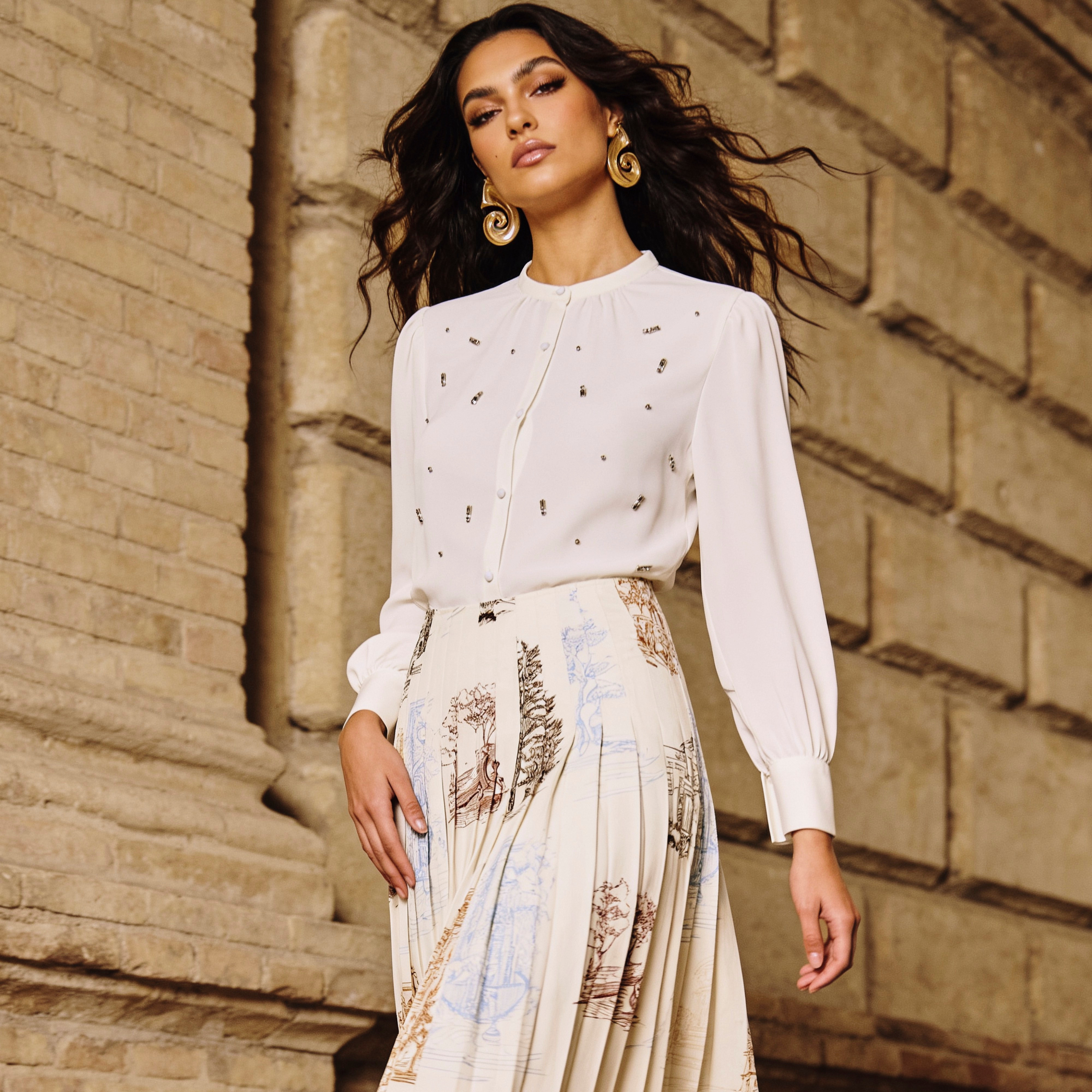 Splash Iconic Top Embellished-women-clothing-plussize-shirtsandblouses-blouses-image-1