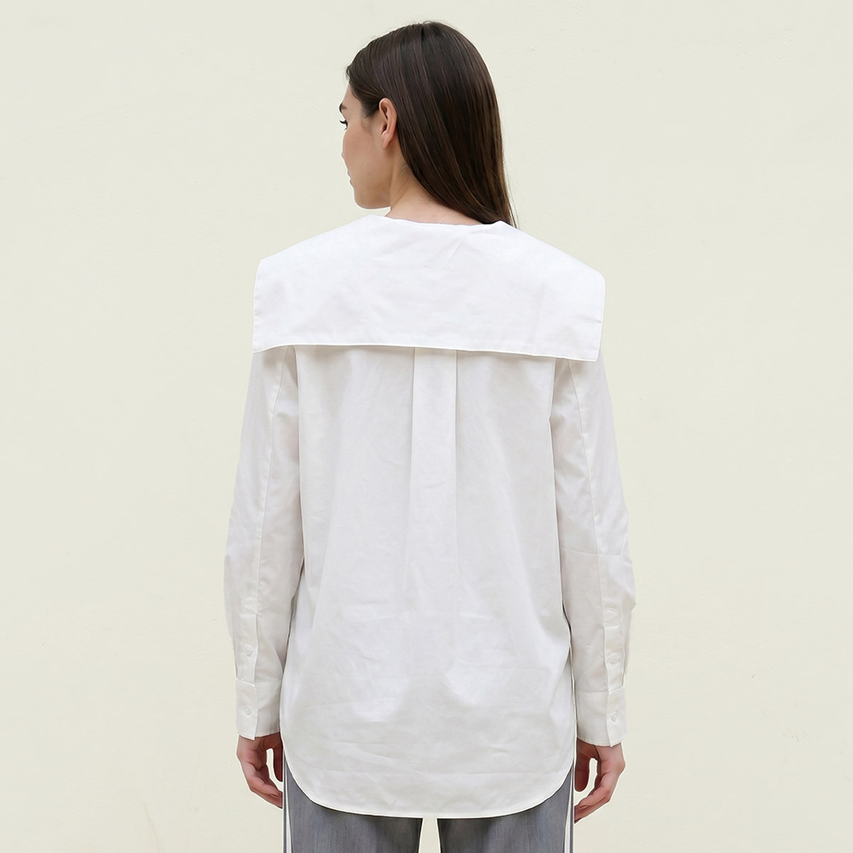 Splash Iconic Cotton Shirt Sailor Collar-women-clothing-shirtsandblouses-shirts-image-4