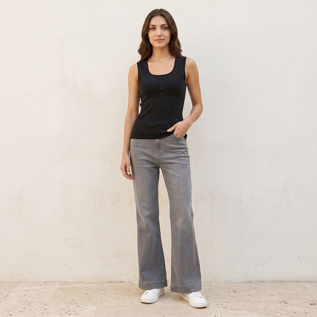 Iconic Tank Top with Embellished Detail-women-clothing-tshirts-image-3