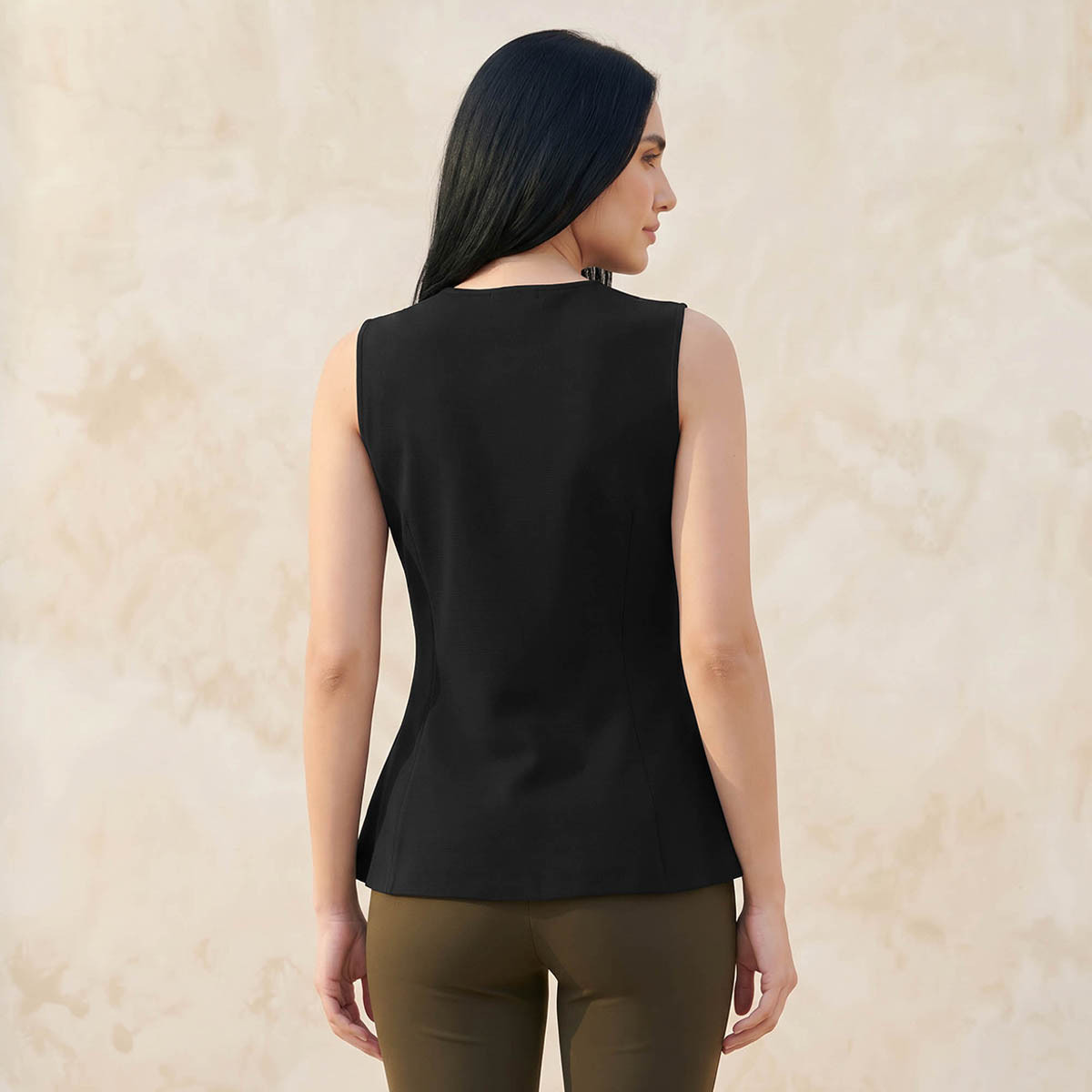 بلوزة بيبلوم بوصلة أزرار من آيكونيك-women-clothing-shirtsandblouses-blouses-image-4