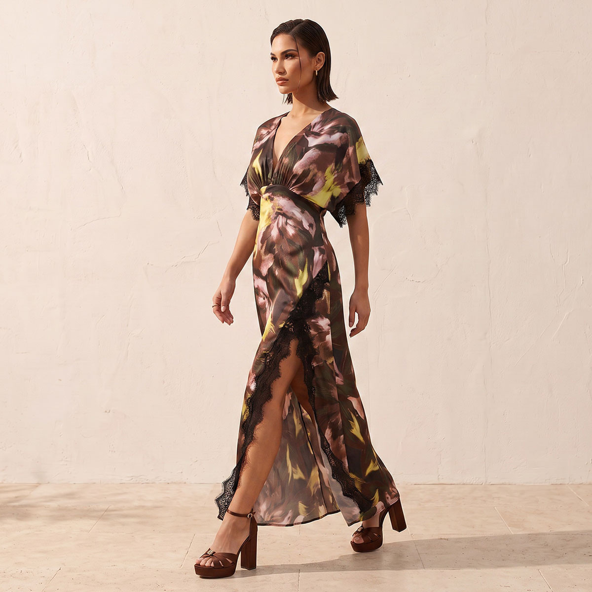 Splash Iconic Printed Wrap Maxi Dress with Slit-women-clothing-dresses-image-3