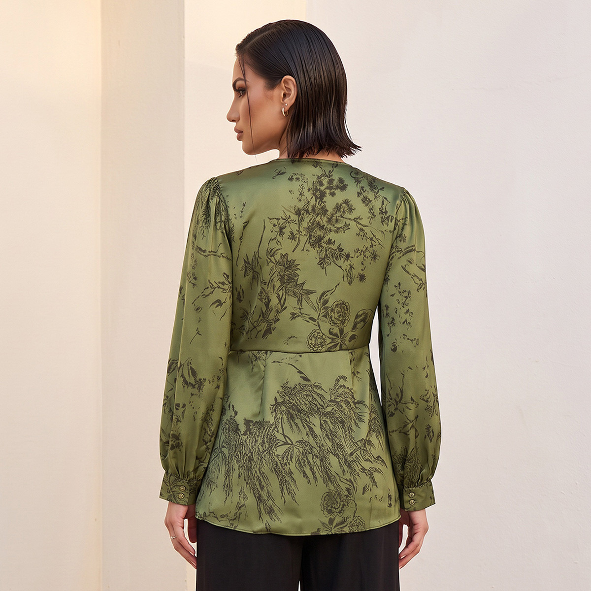 Splash Iconic Wrap Top with Botanical Print-women-clothing-shirtsandblouses-blouses-image-3