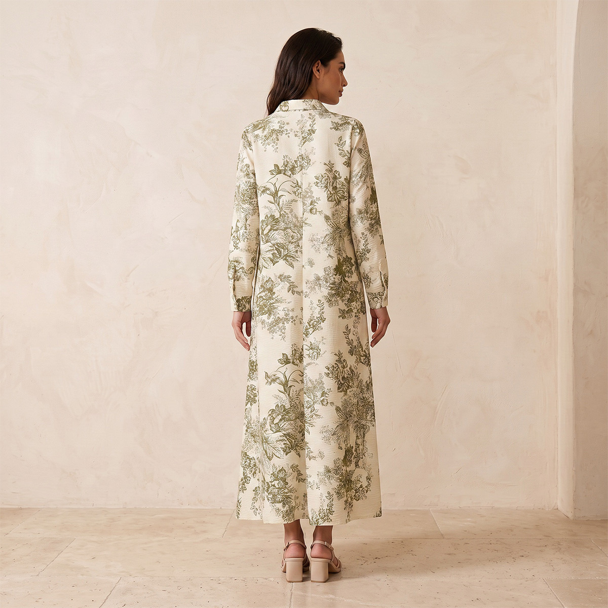 Splash Iconic Floral Print Trapeze Maxi Dress-women-clothing-dresses-image-4