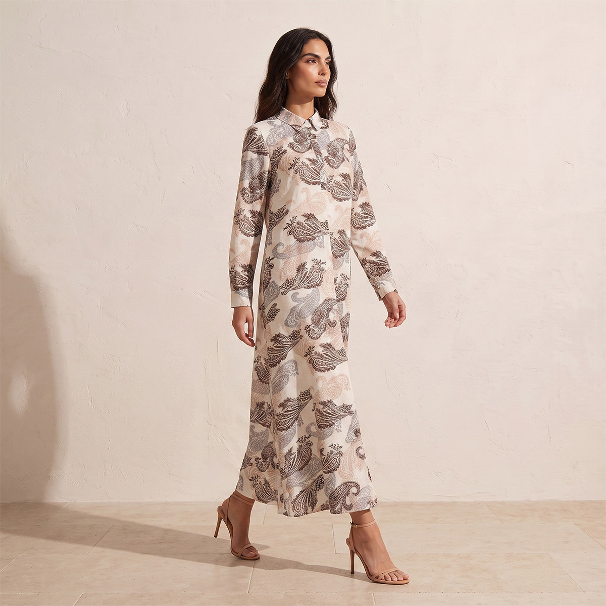 Splash Iconic Paisley Print Trapeze Maxi Dress-women-clothing-dresses-image-3
