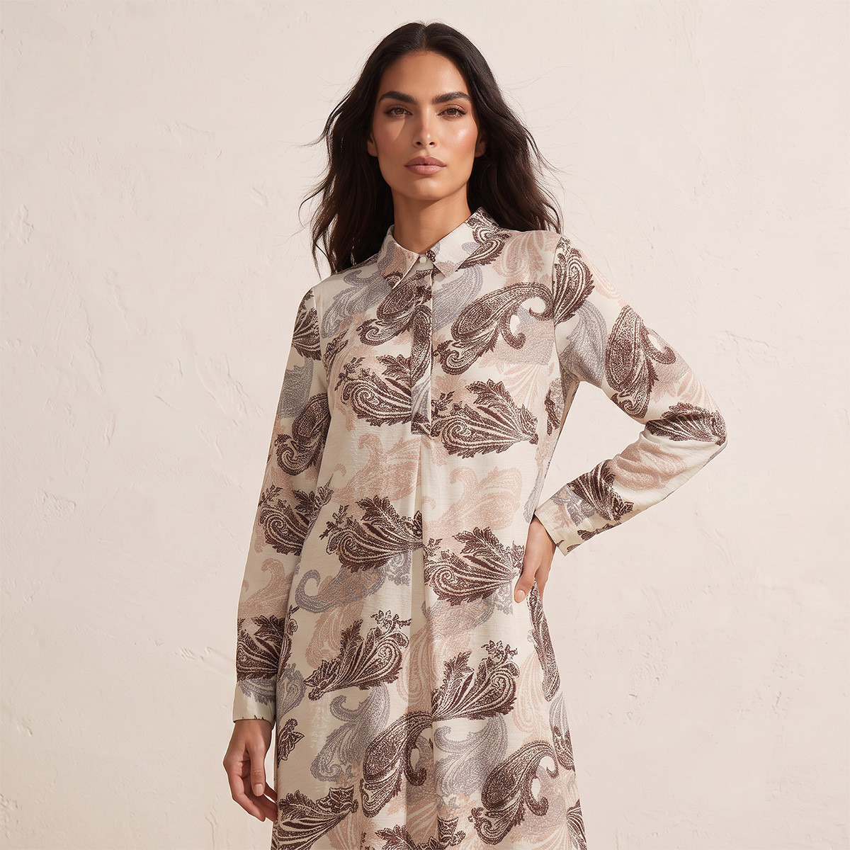 Splash Iconic Paisley Print Trapeze Maxi Dress-women-clothing-dresses-image-5