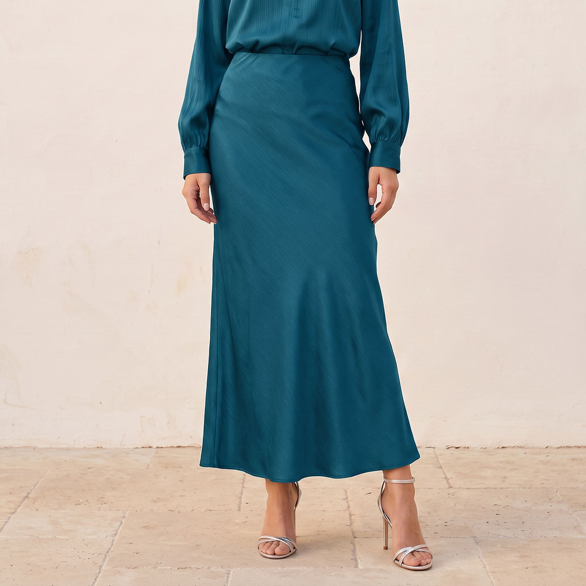 تنورة ماكسي إيه لاين من سبلاش آيكونيك-women-clothing-skirts-image-1