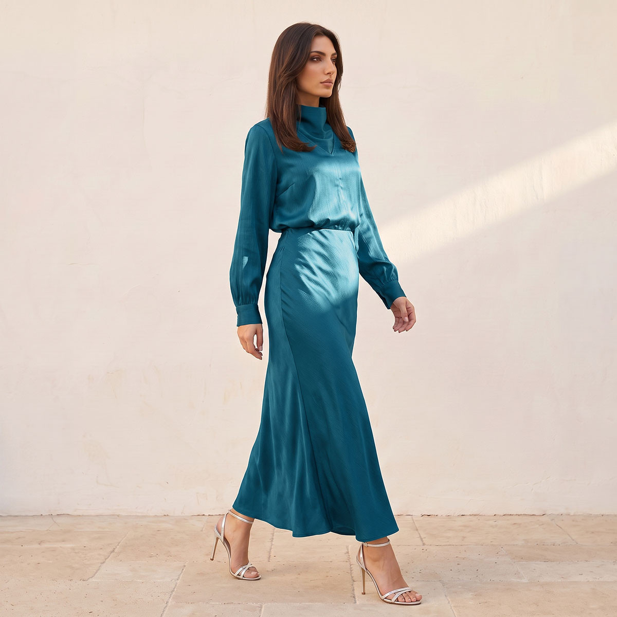 تنورة ماكسي إيه لاين من سبلاش آيكونيك-women-clothing-skirts-image-2