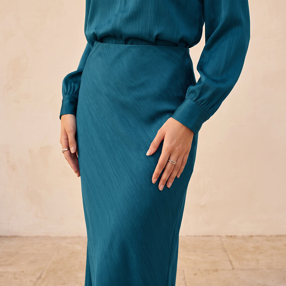 تنورة ماكسي إيه لاين من سبلاش آيكونيك-women-clothing-skirts-image-5