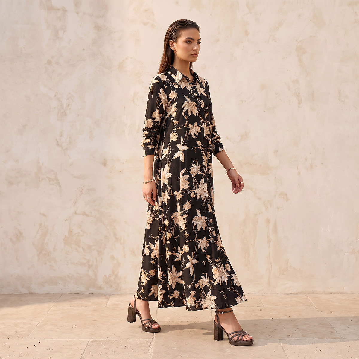 Splash Iconic Maxi Dress with Floral Print-women-clothing-dresses-image-3
