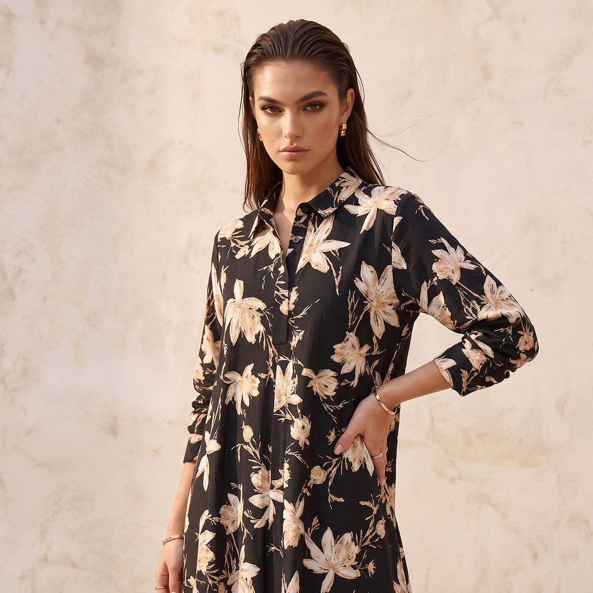 Splash Iconic Maxi Dress with Floral Print-women-clothing-dresses-image-5