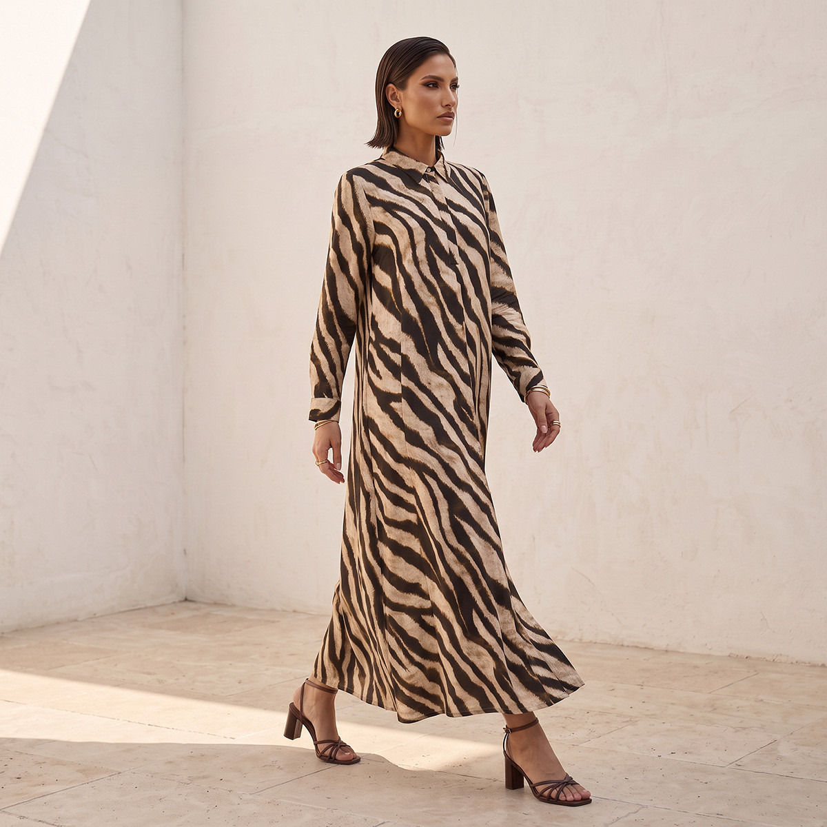 Splash Iconic Maxi Dress with Animal Print-women-clothing-dresses-image-1