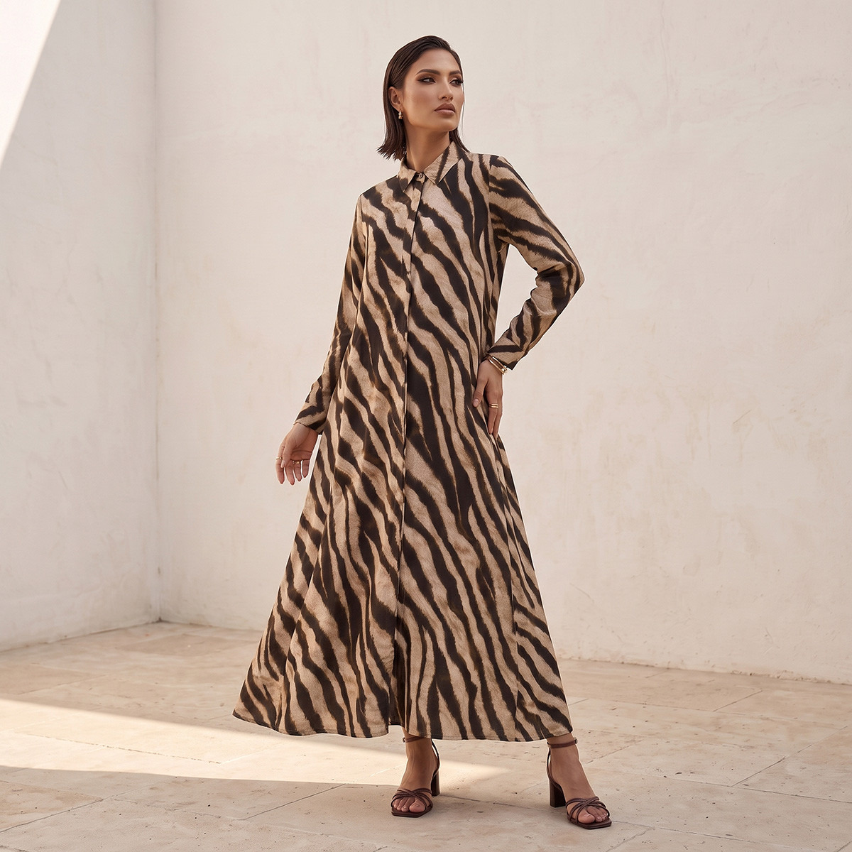 Splash Iconic Maxi Dress with Animal Print-women-clothing-dresses-image-3