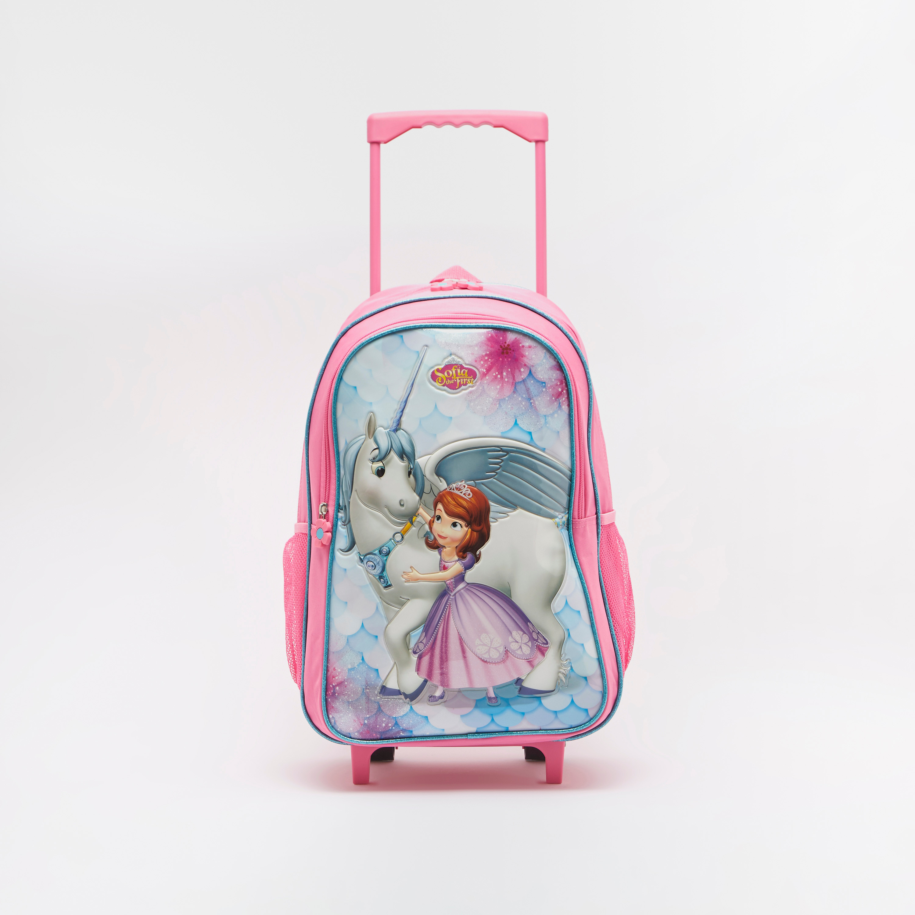 طقم شنطة مدرسة ترولي 5 قطع بتصميم صوفيا ذي فيرست من ديزني-school-bagsandbackpacks-trolleybags-image-2