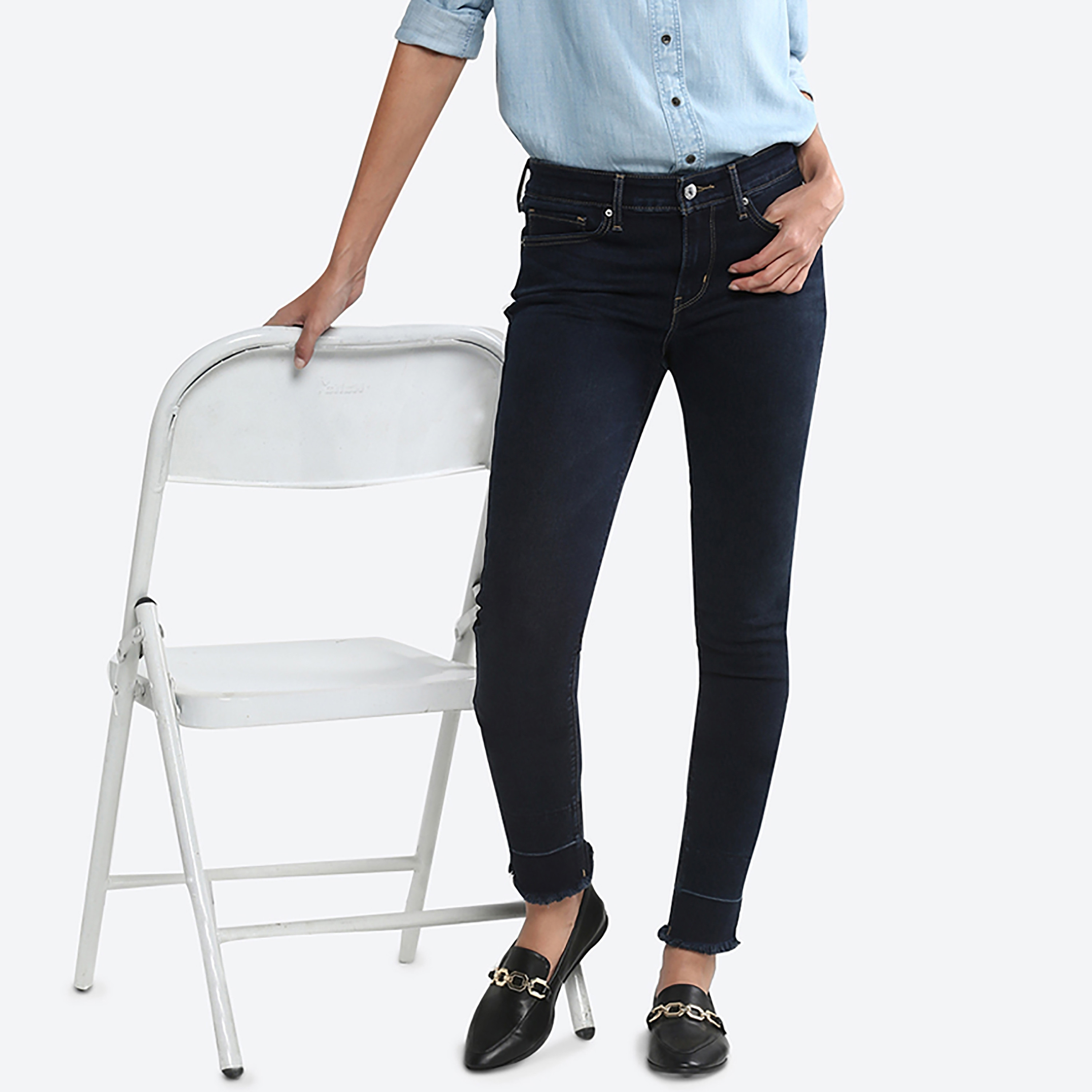 Levi's 511 Skinny Fit Blue 5-Pockets Women's Jeans-women-clothing-bottoms-jeans-image-1