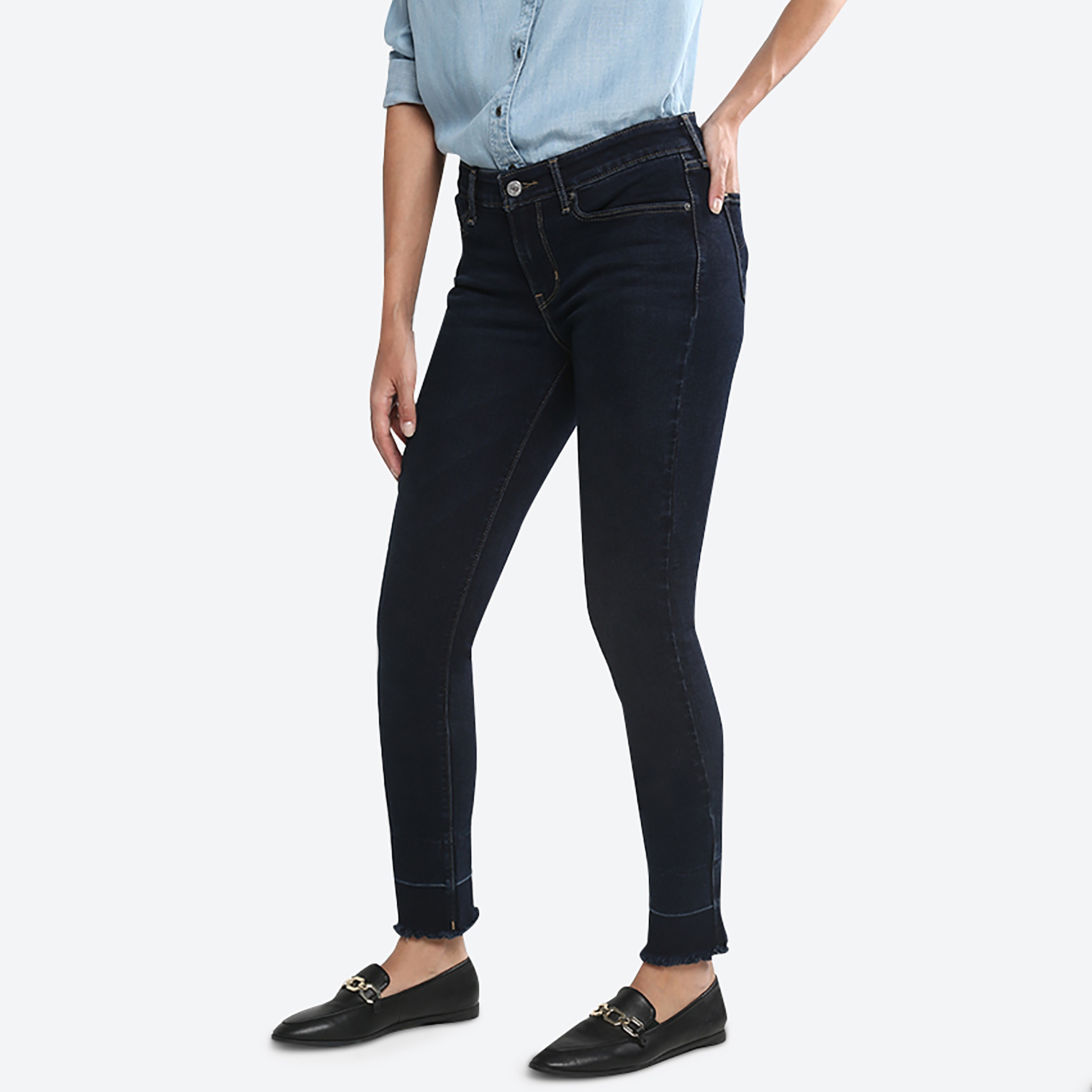 Levi's 511 Skinny Fit Blue 5-Pockets Women's Jeans-women-clothing-bottoms-jeans-image-2