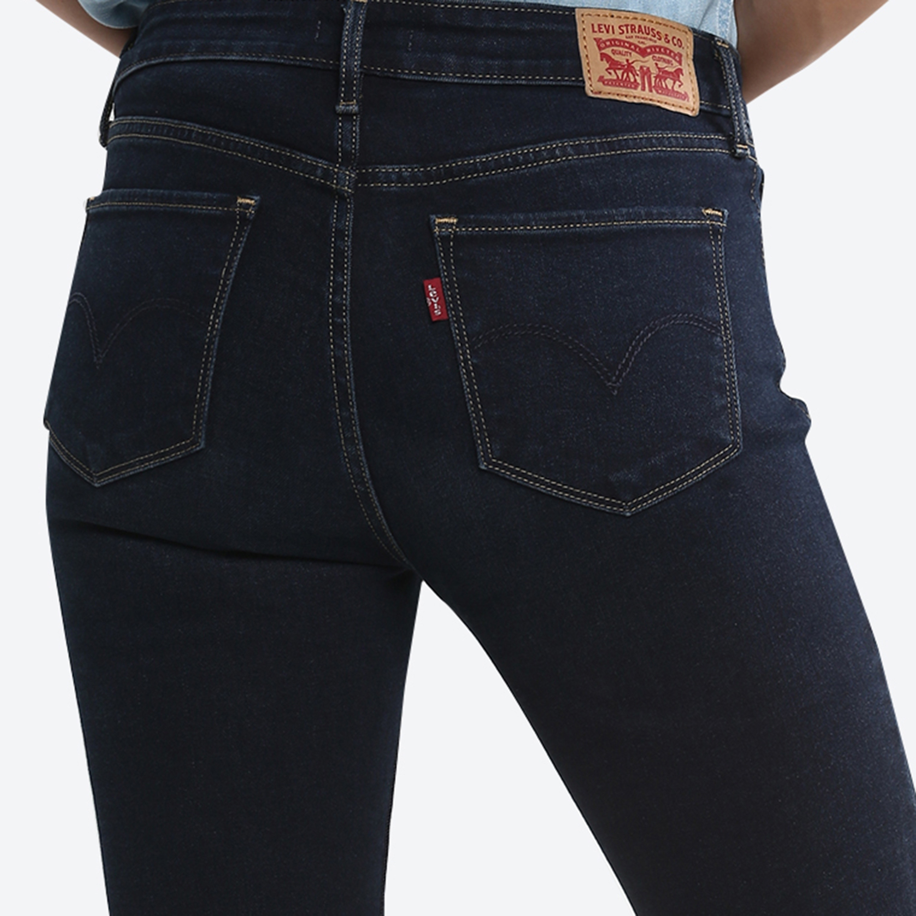 Levi's 511 Skinny Fit Blue 5-Pockets Women's Jeans-women-clothing-bottoms-jeans-image-3