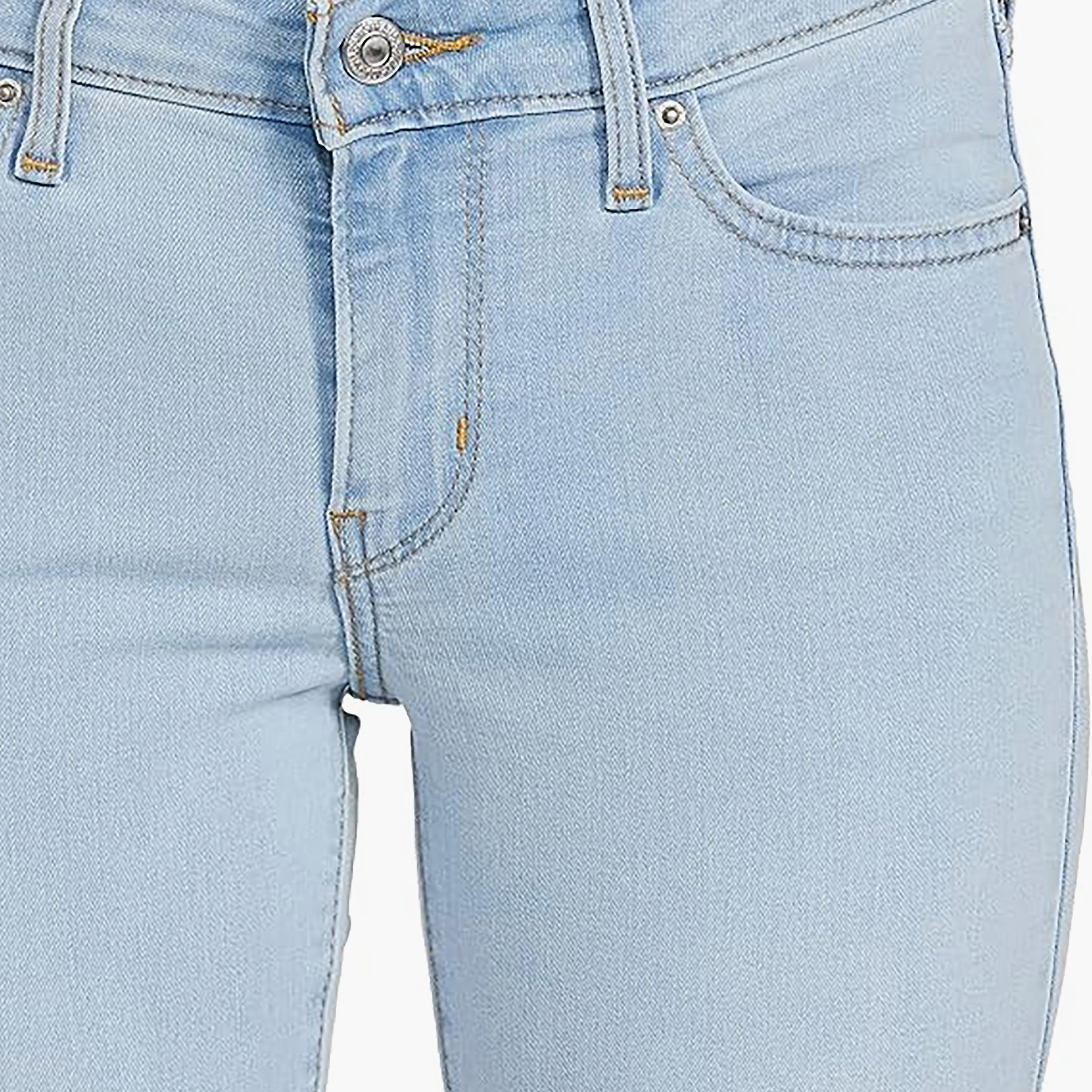 بنطلون جينز نسائي 711 بقصة ضيقة جدا أزرق بخمسة جيوب، مقاس 28 من ليفايس-women-clothing-bottoms-jeans-image-3