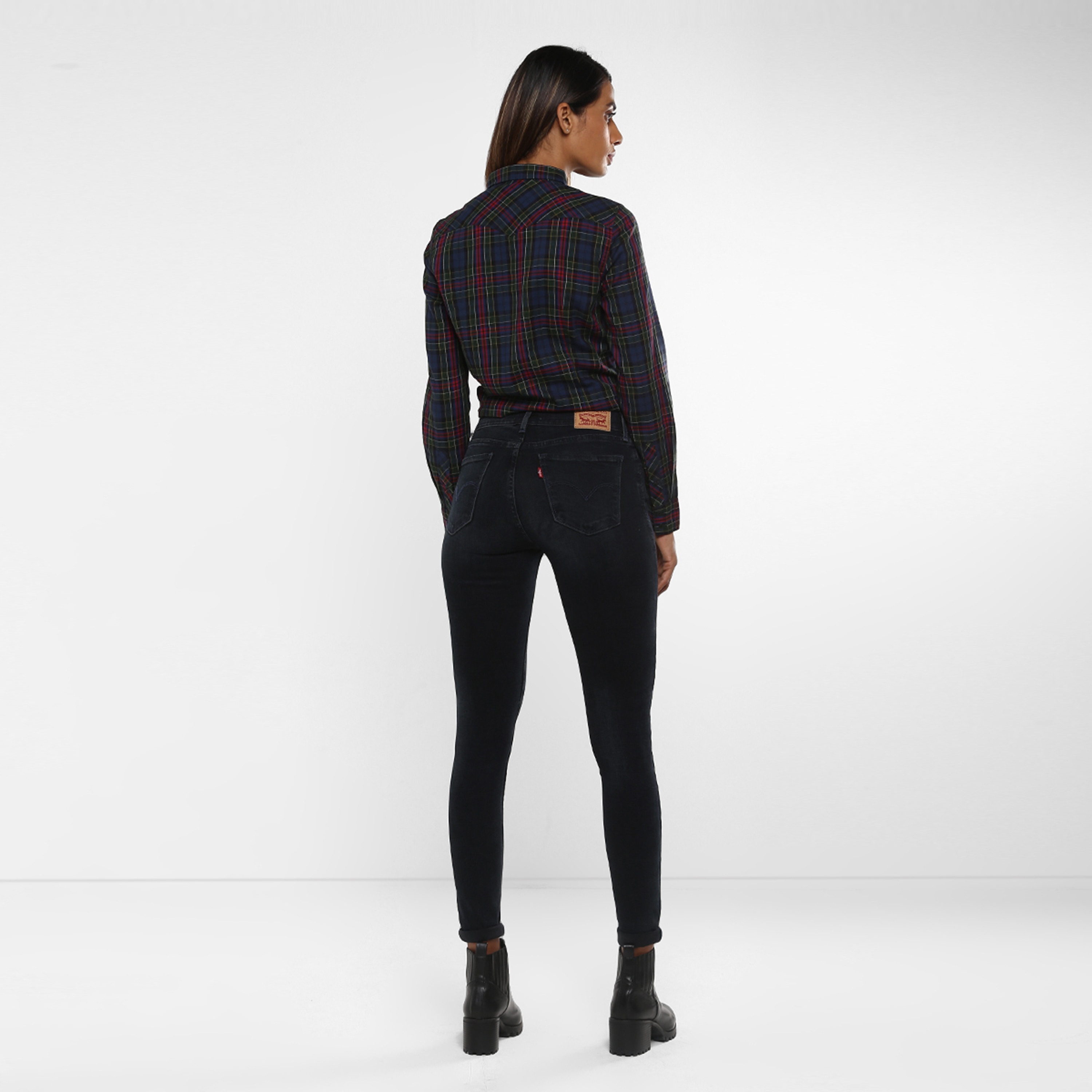 Levi's 710 Skinny Fit Black 5 Pockets Women's Jeans-women-clothing-bottoms-jeans-image-4