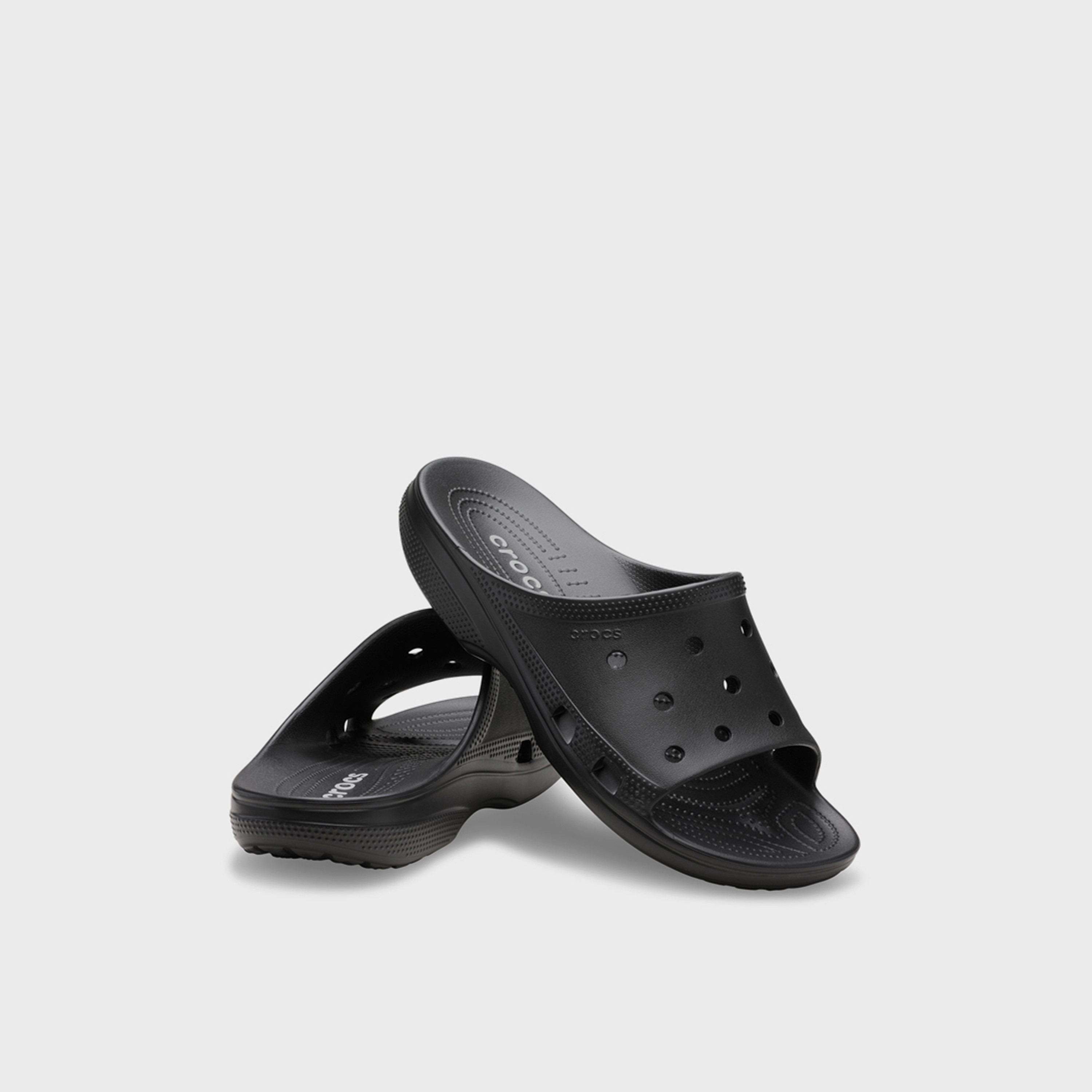 Crocs Women's Slip-On Saturday Flat Slides | 213294-001-women-shoes-flipflopsandslides-image-1