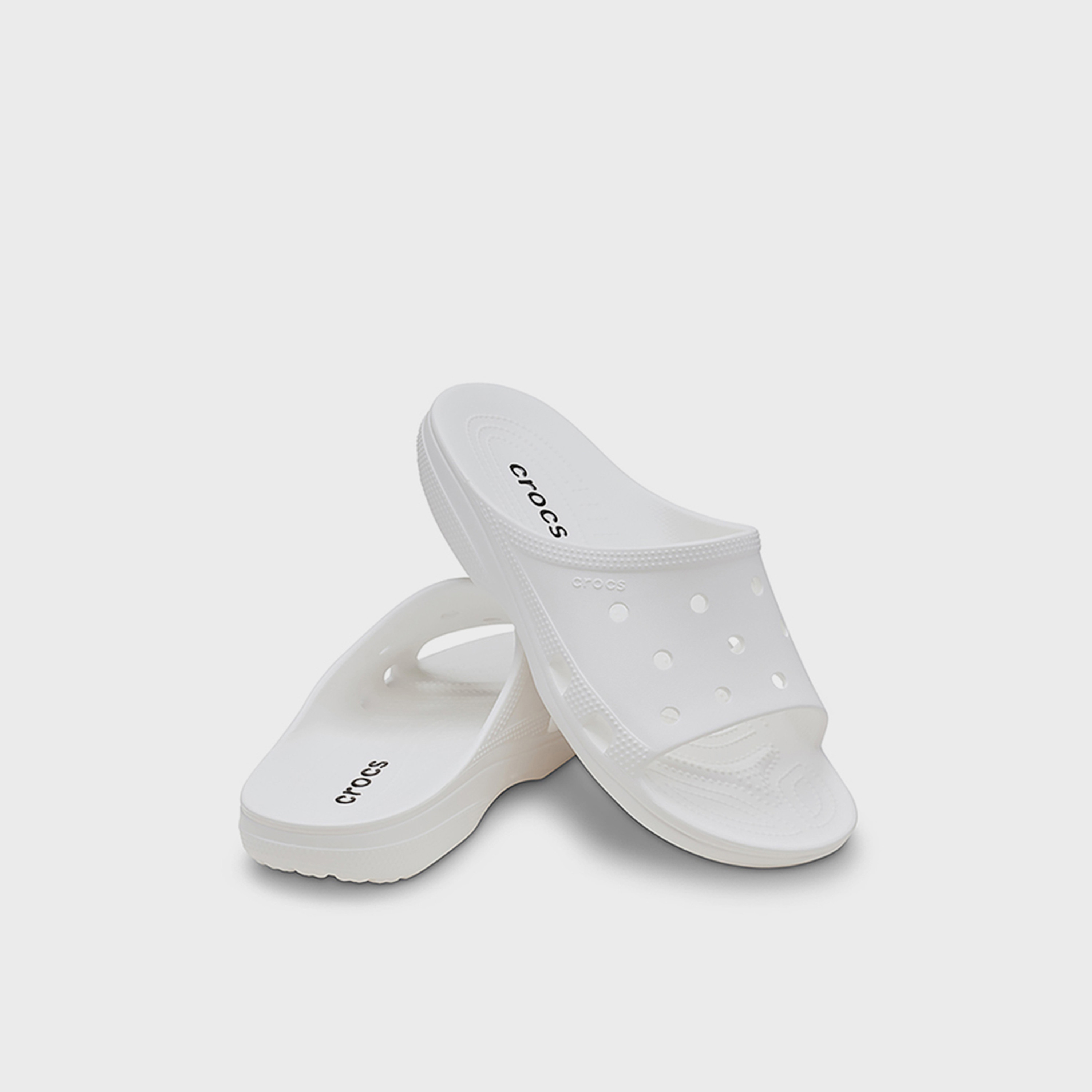 Crocs Women's Slip-On Saturday Flat Slides | 213294-100-women-shoes-flipflopsandslides-image-1