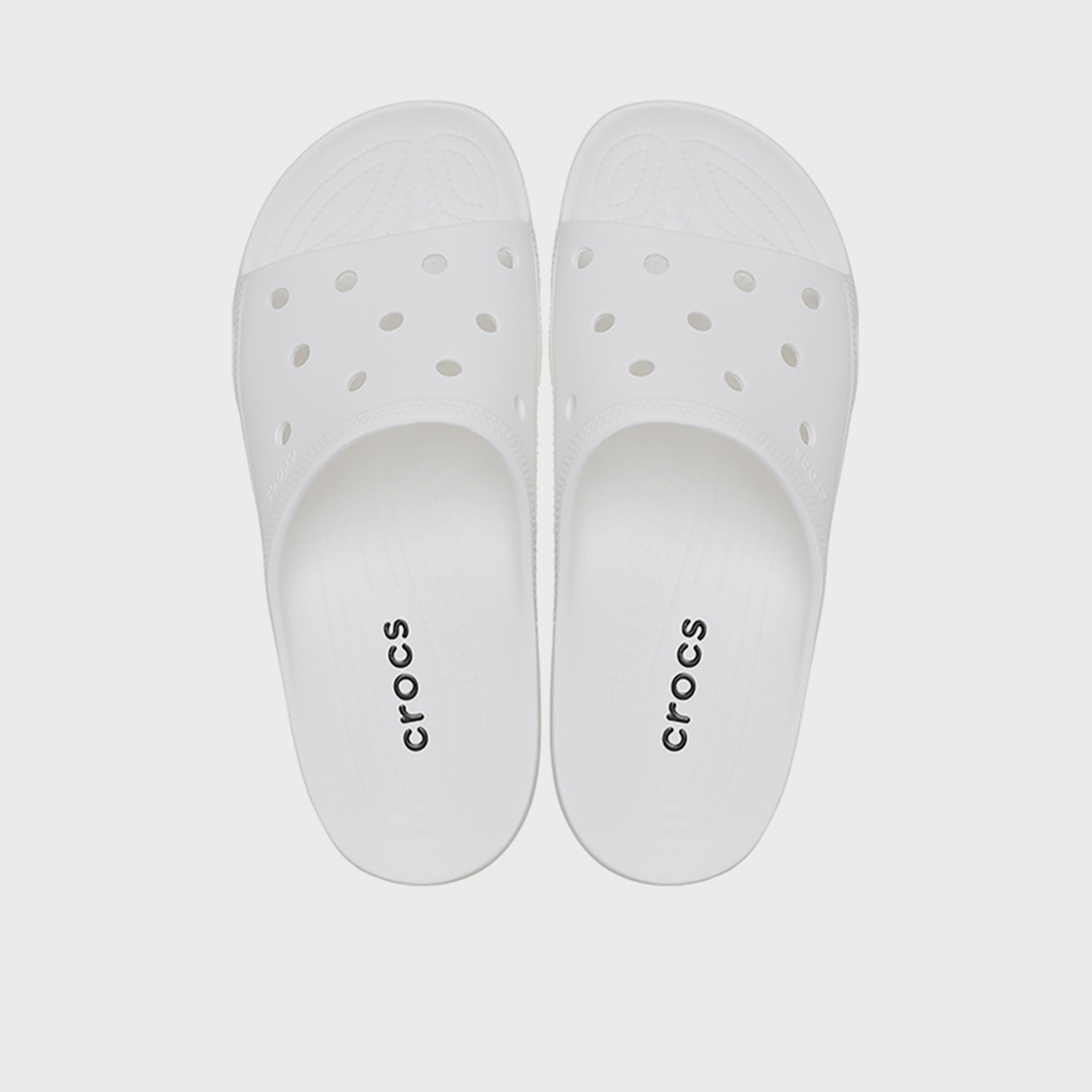 Crocs Women's Slip-On Saturday Flat Slides | 213294-100-women-shoes-flipflopsandslides-image-2