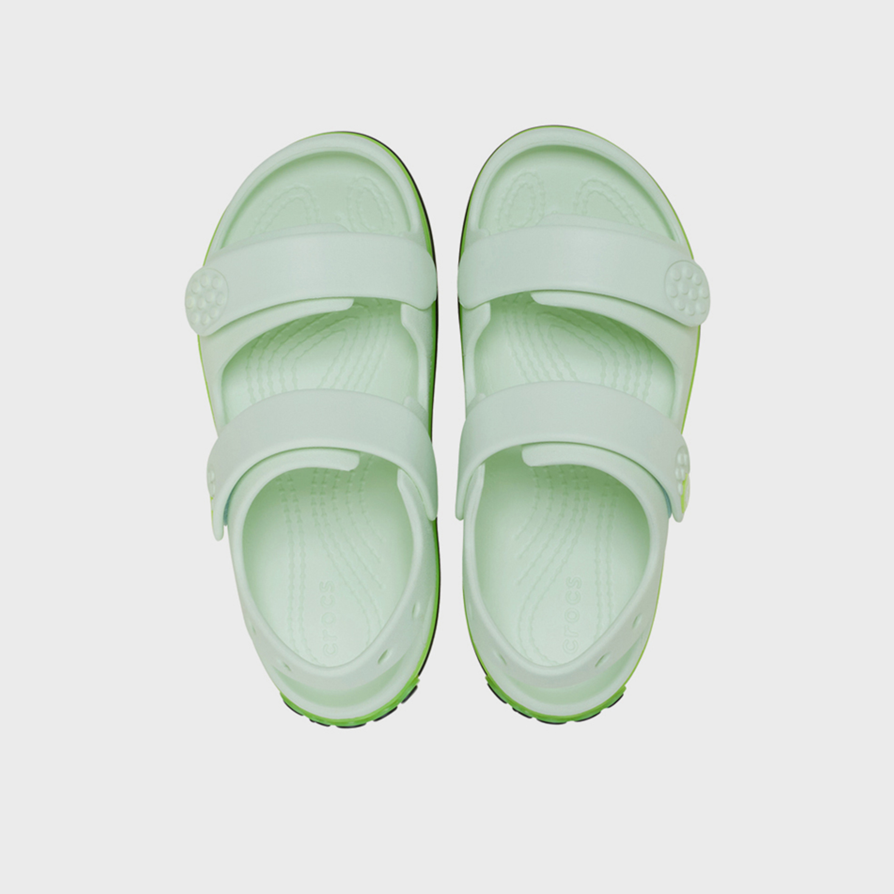 كروكس - صندل كروكباند للأطفال بحزام نيون لاصق كروزر | 213345-3DC-girls-shoes-sandals-image-2