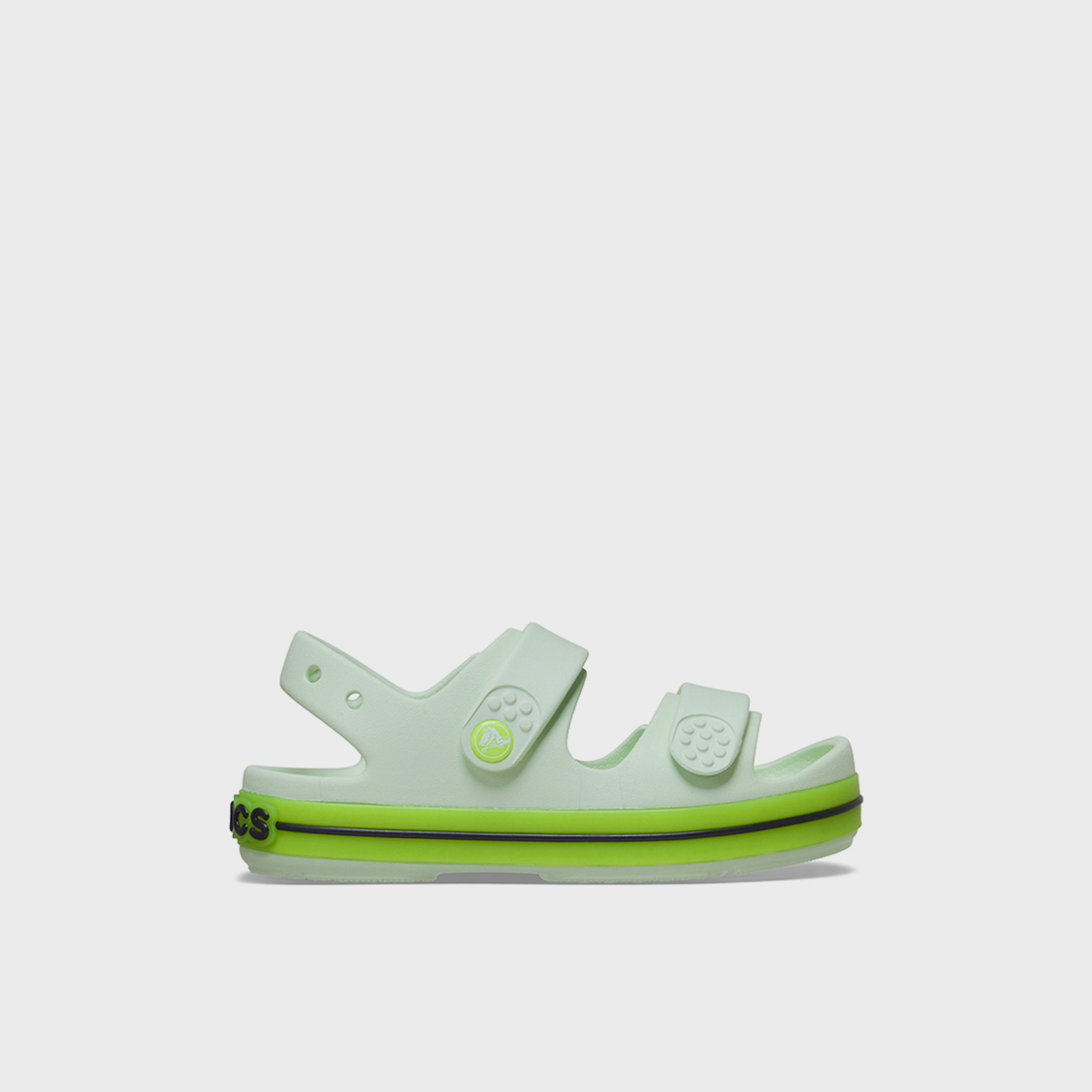 كروكس - صندل كروكباند للأطفال بحزام نيون لاصق كروزر | 213345-3DC-girls-shoes-sandals-image-5