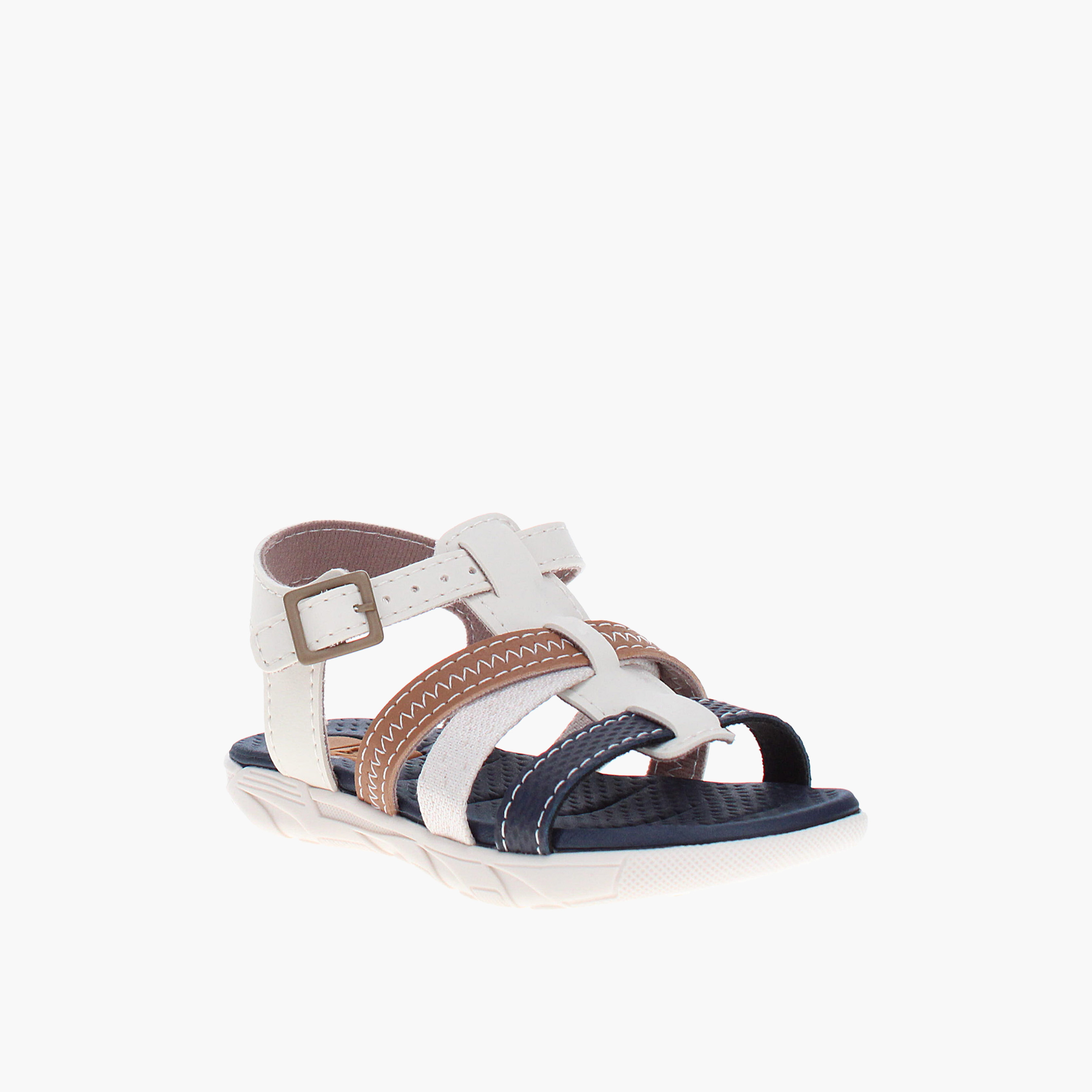 Molekinho by Geoomnii Boys Buckle Faie Strap Sandals          -boys-shoes-sandals-image-1