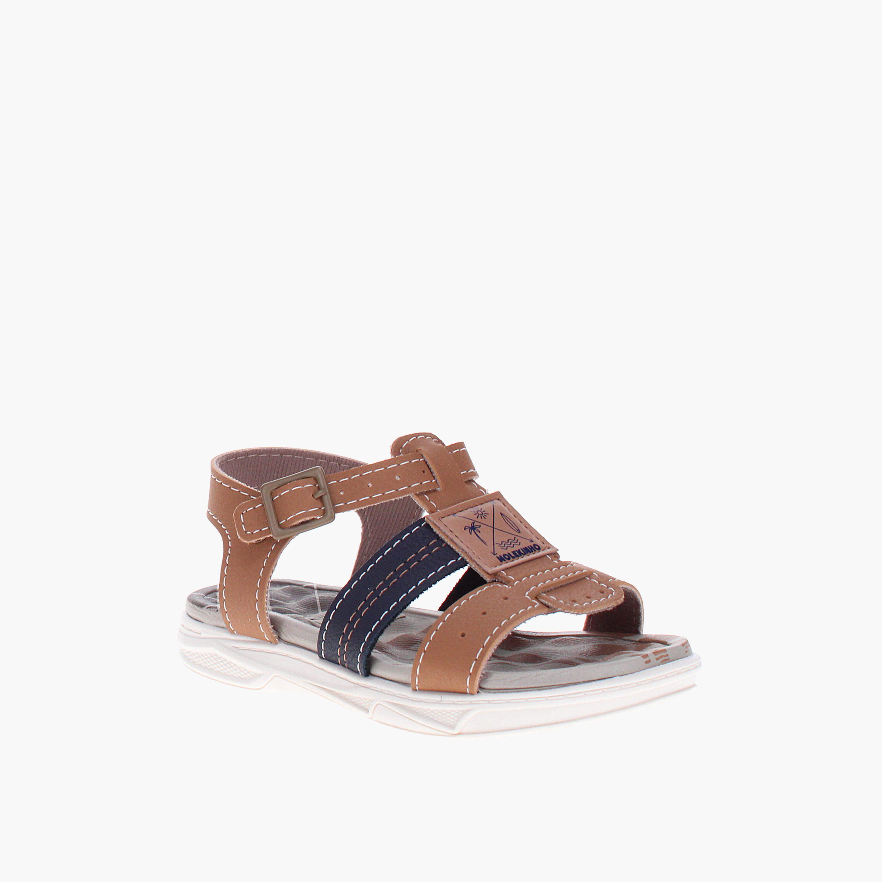 Molekinho by Geoomnii Boys Buckle Strap Aara Strap Sandals | 2140-750-13958-78426       -boys-shoes-sandals-image-1
