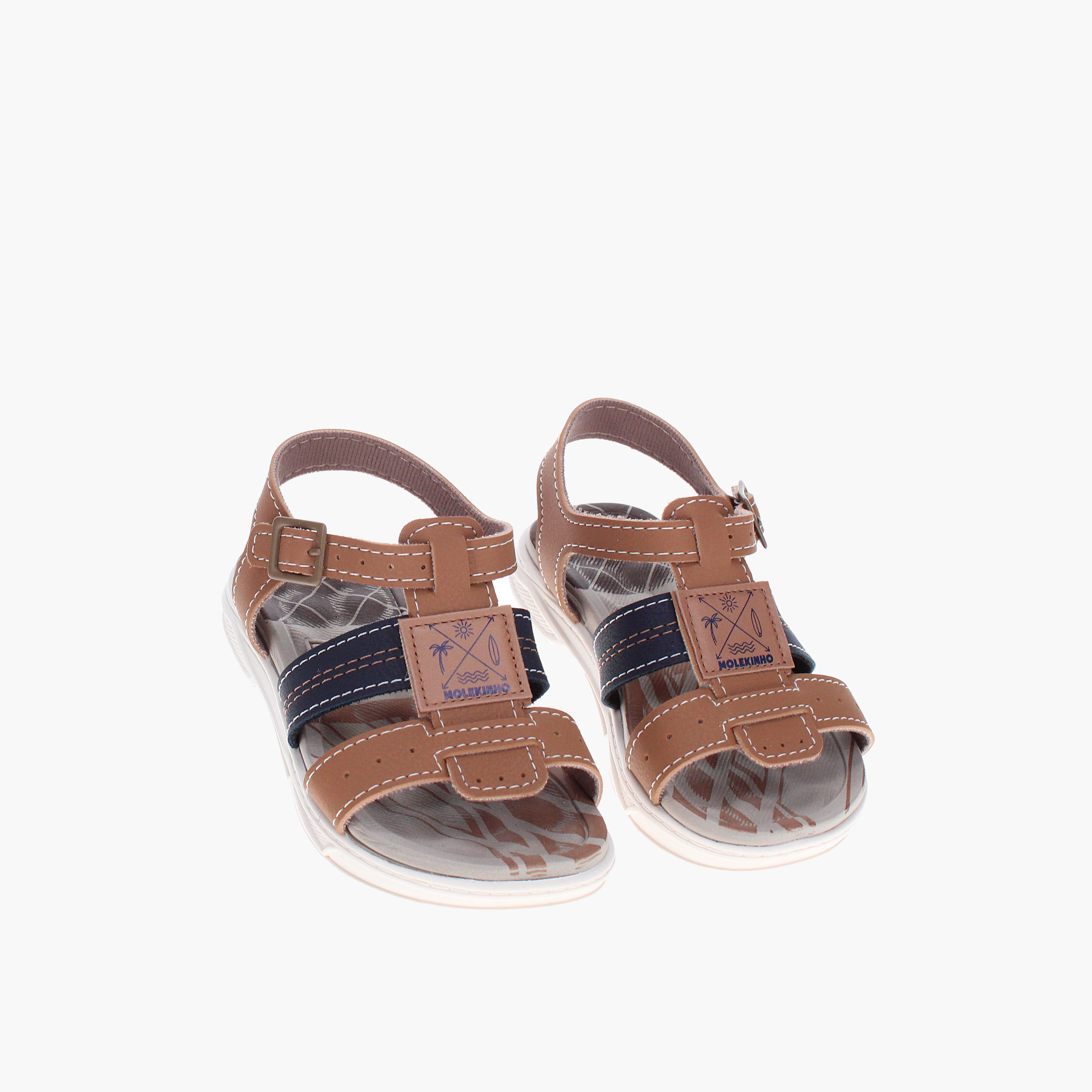 Molekinho by Geoomnii Boys Buckle Strap Aara Strap Sandals | 2140-750-13958-78426       -boys-shoes-sandals-image-4