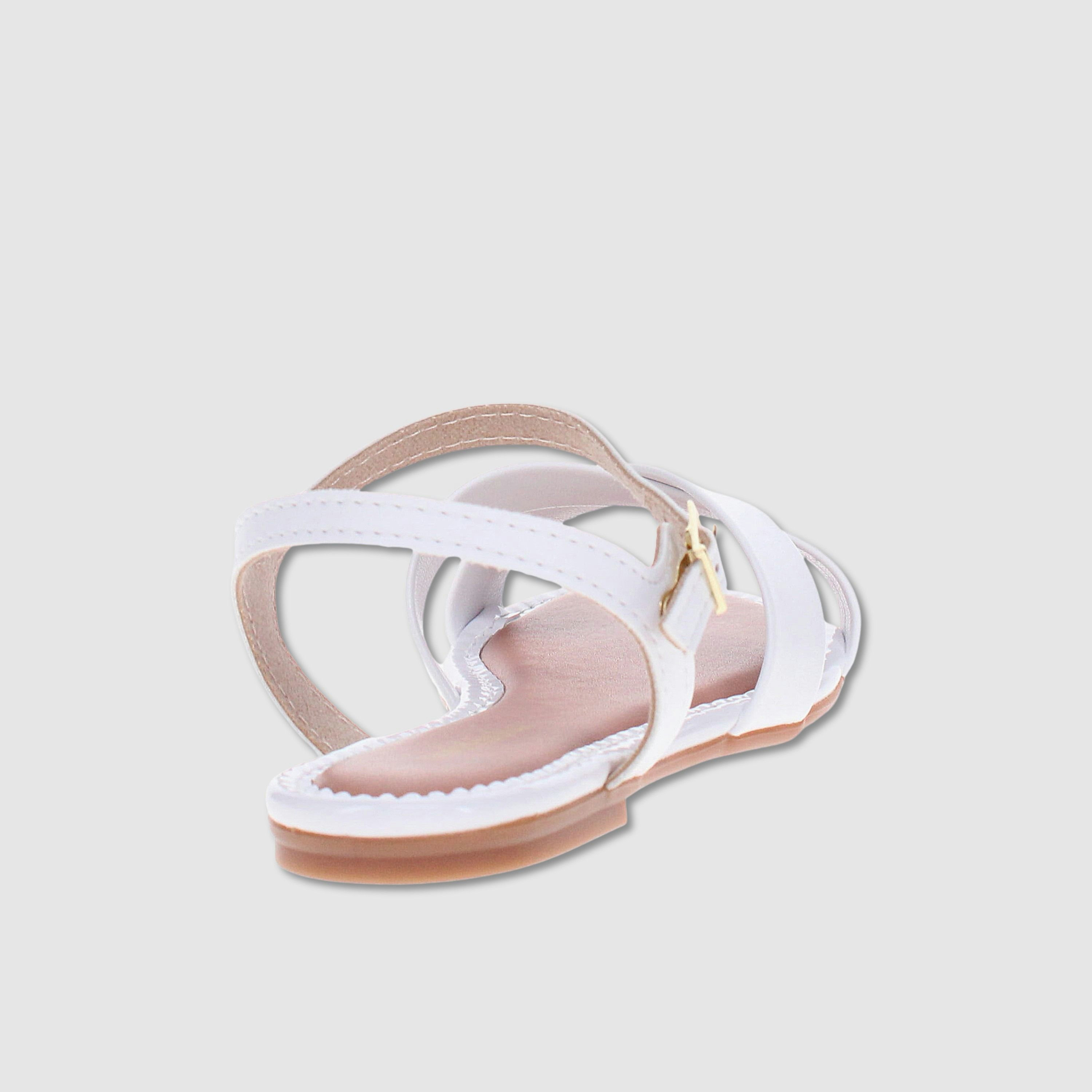 Molekinha by Geoomnii Baby Girl Buckle Closure Cross Strap Sandals | 2157-1050-9569-16072      -girls-shoes-sandals-image-3