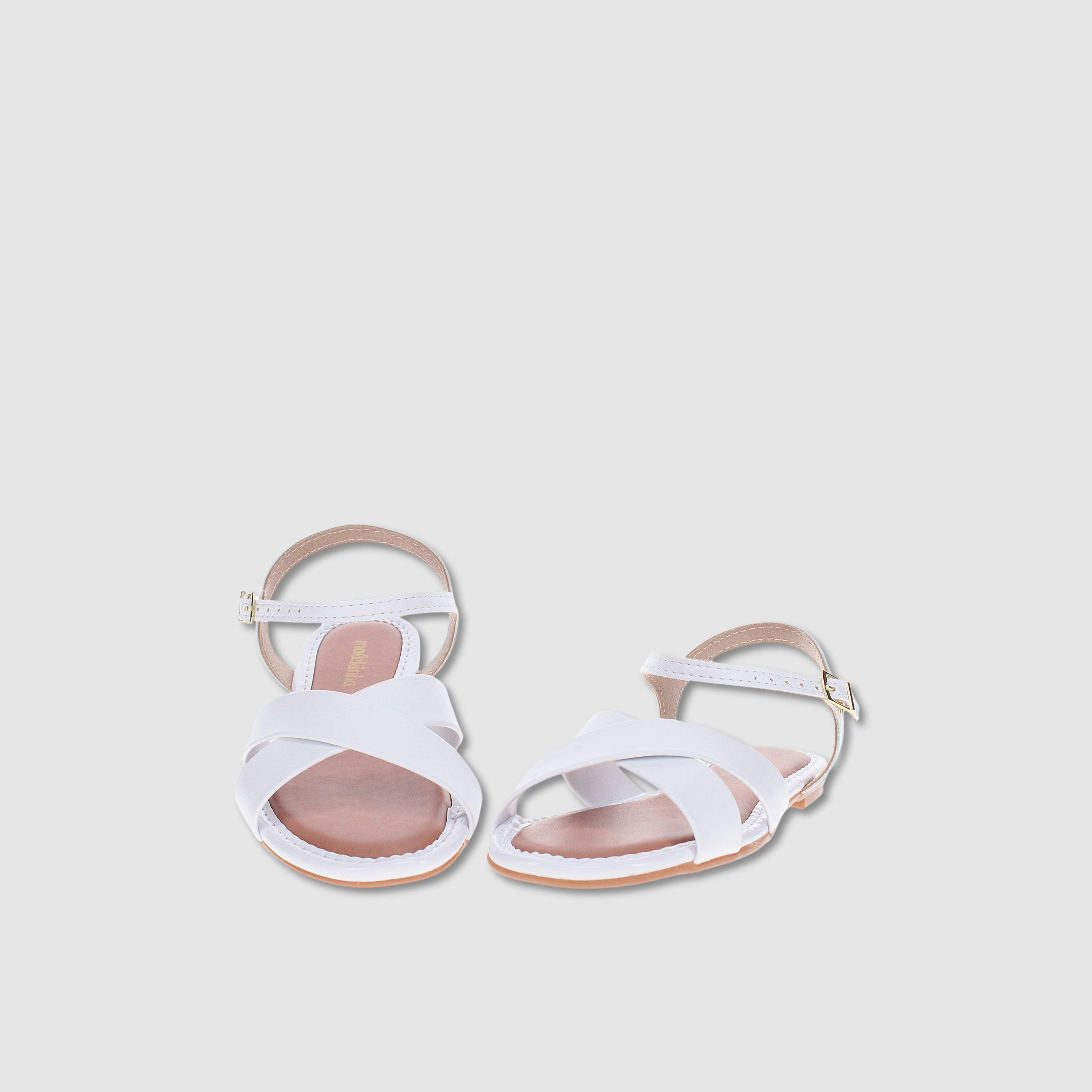 Molekinha by Geoomnii Baby Girl Buckle Closure Cross Strap Sandals | 2157-1050-9569-16072      -girls-shoes-sandals-image-4