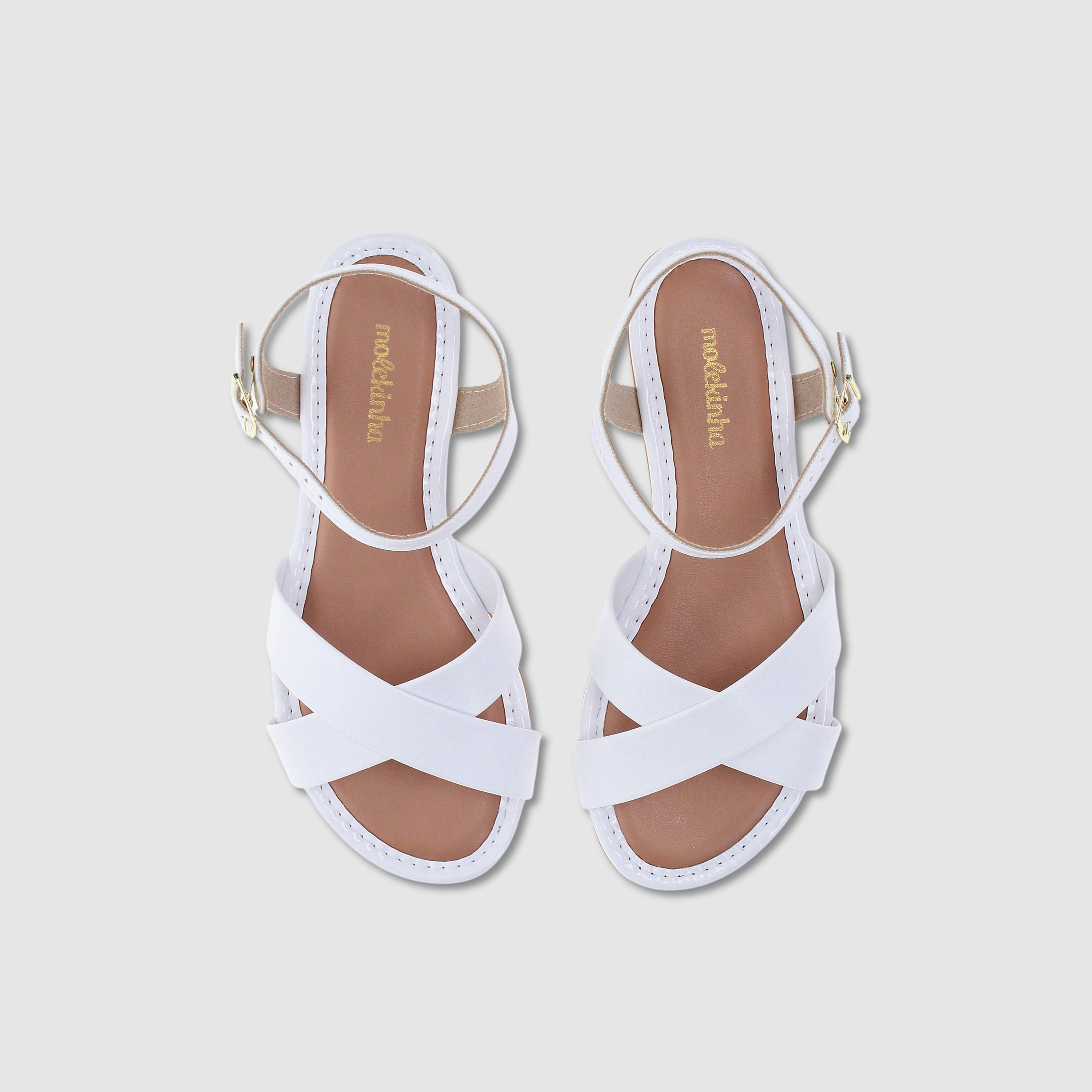 Molekinha by Geoomnii Baby Girl Buckle Closure Cross Strap Sandals | 2157-1050-9569-16072      -girls-shoes-sandals-image-5