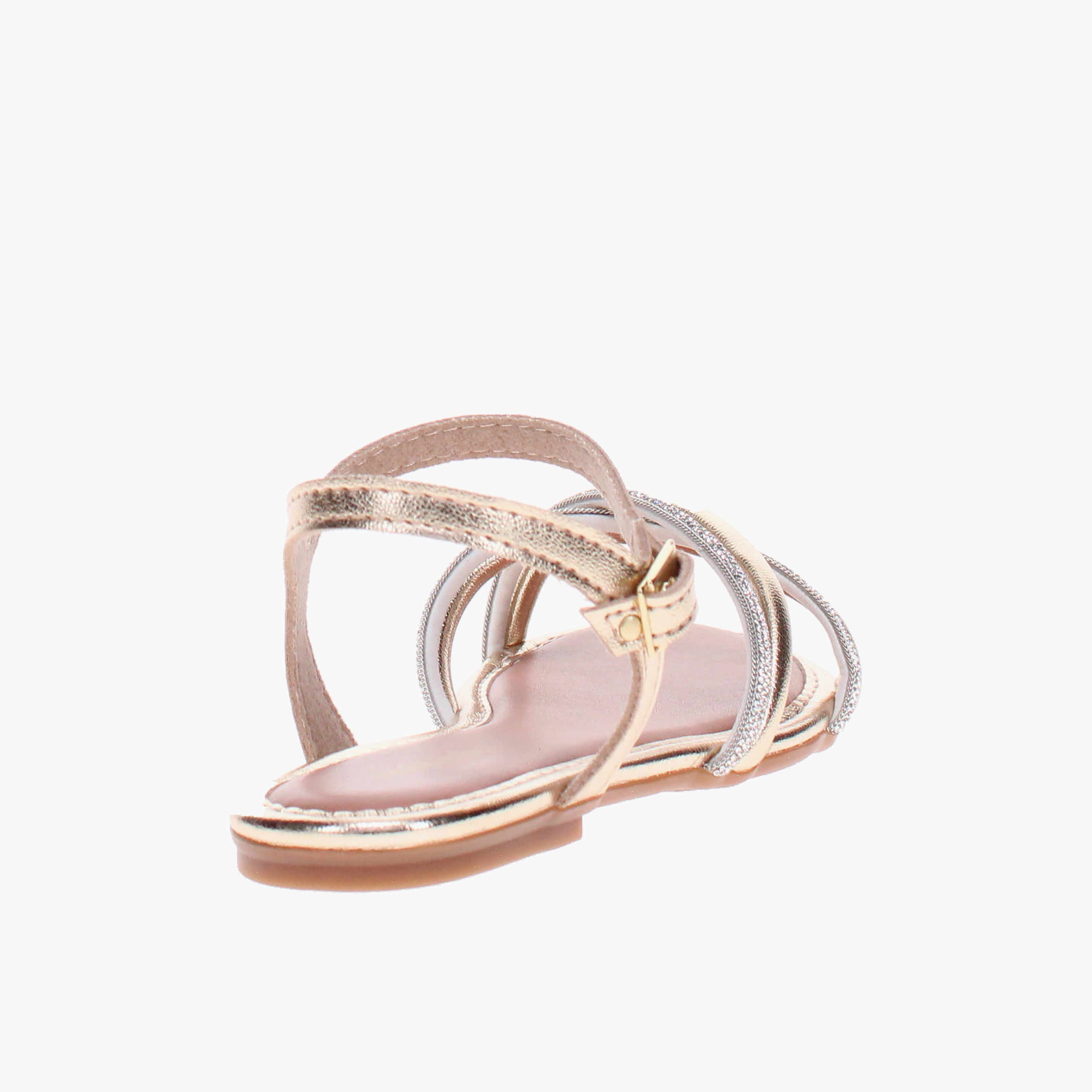 موكينها - صندل إليس 1 للبنات بحزام للكاحل وحزام متقاطع | 2157-1205-27852-97263-girls-shoes-sandals-image-3