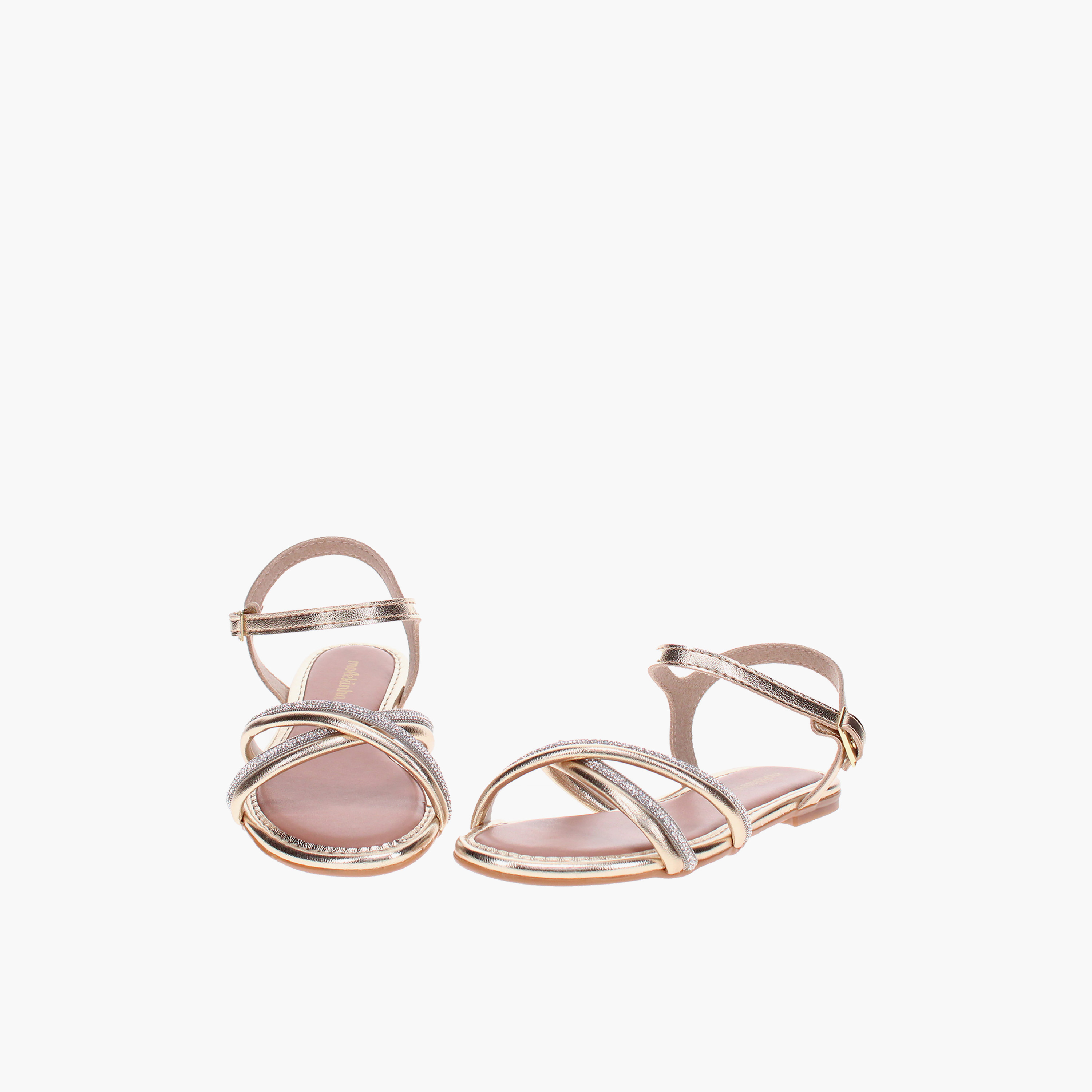 موكينها - صندل إليس 1 للبنات بحزام للكاحل وحزام متقاطع | 2157-1205-27852-97263-girls-shoes-sandals-image-4