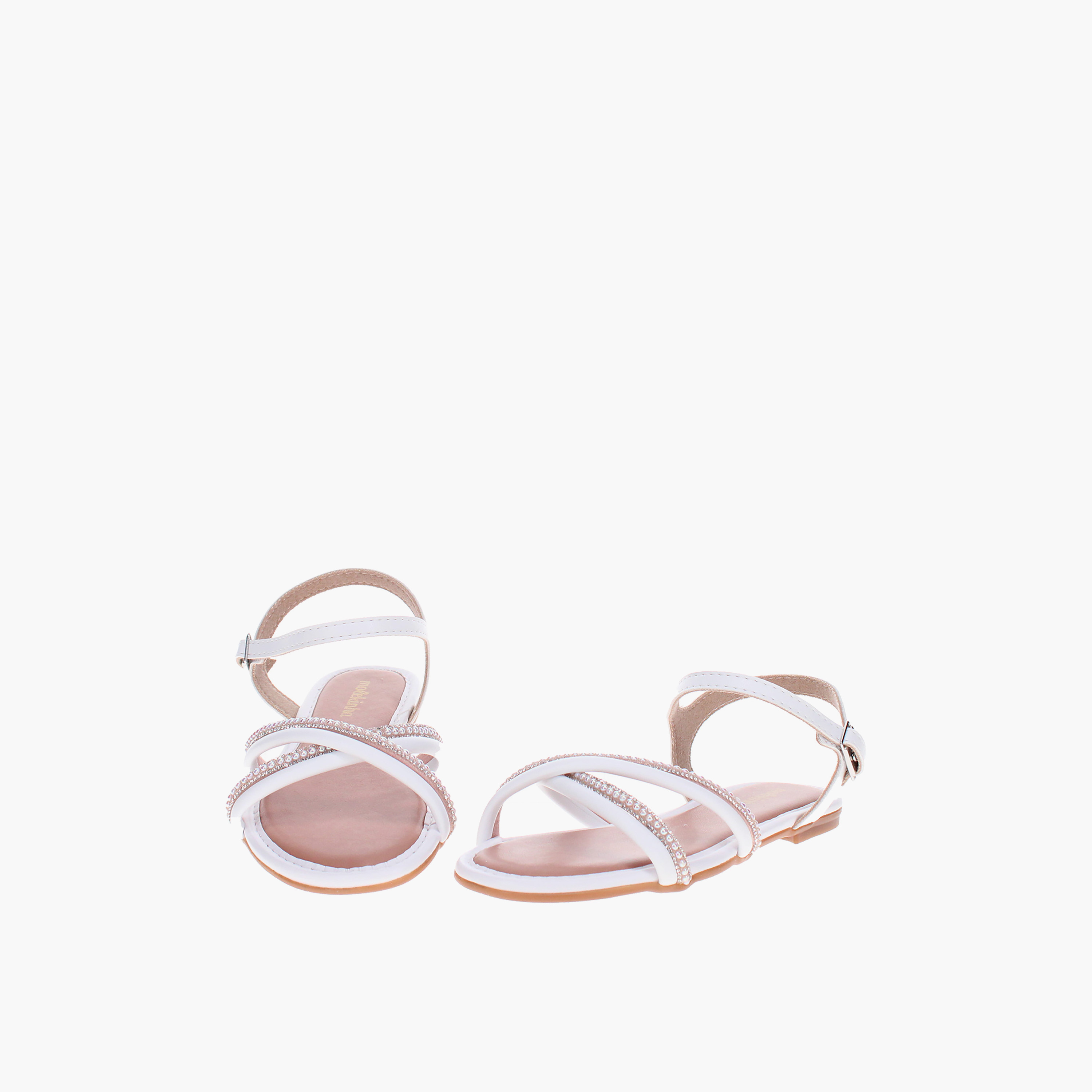 موكينها - صندل إليزا 1 للبنات بحزام للكاحل وحزام متقاطع | 2157-1205-28219-97426-girls-shoes-sandals-image-4