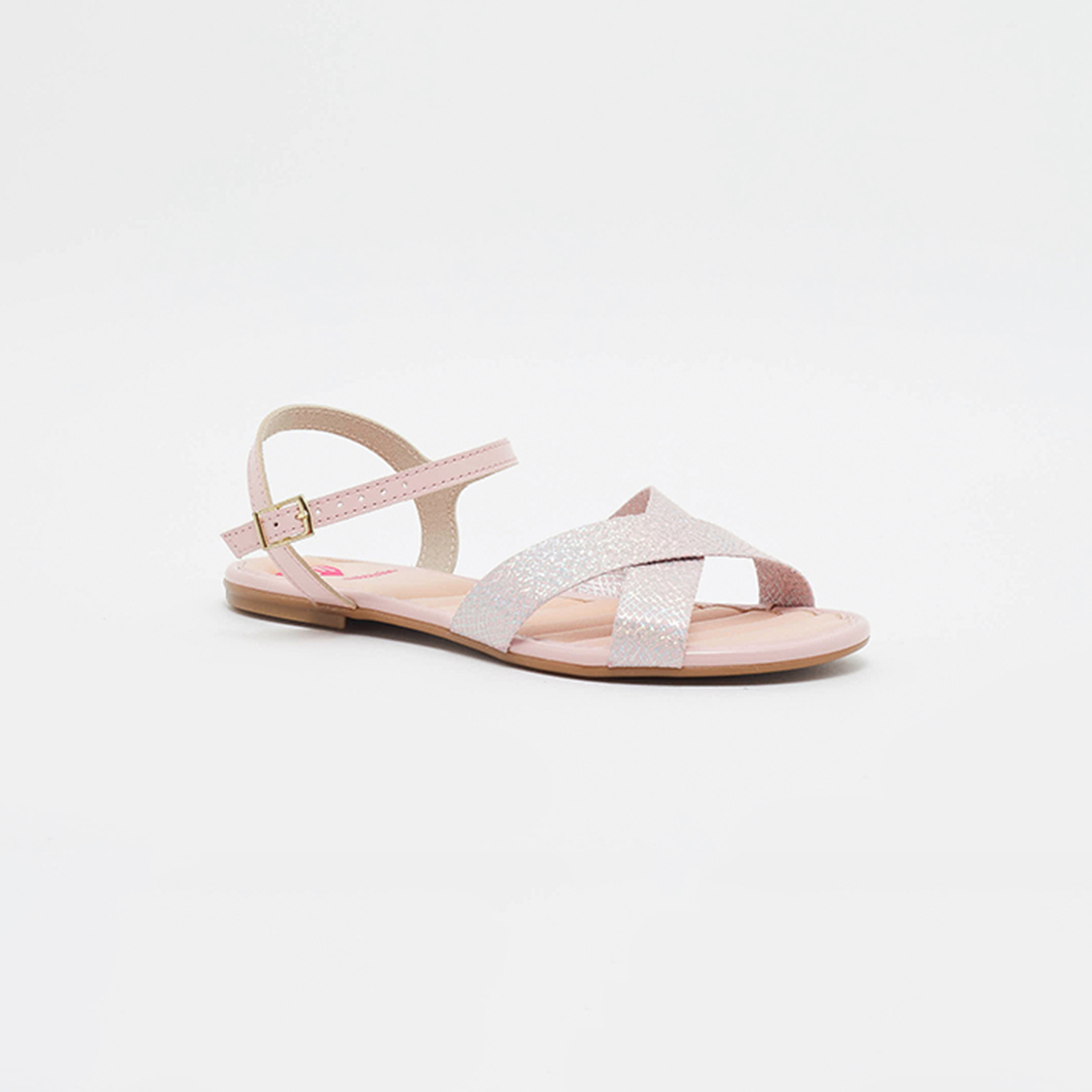 2157-850-24718 | صندل ذو معدني مع رباط للكاحل من موليكينها للأطفال-girls-shoes-sandals-image-1